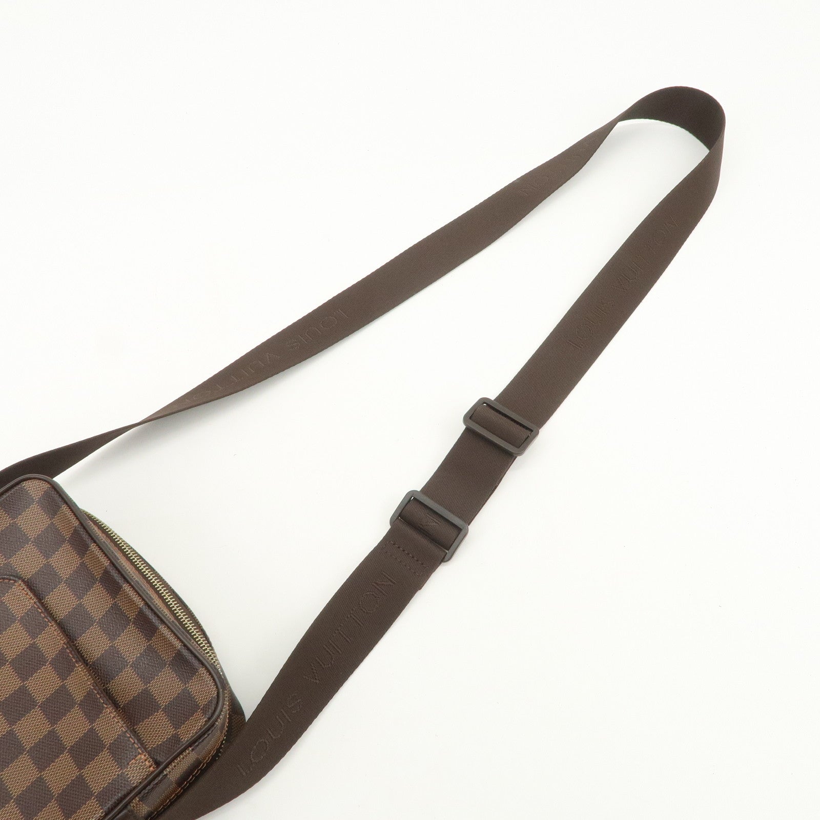 Louis Vuitton Damier Olaf PM Cross Body Shoulder Bag Brown N41442