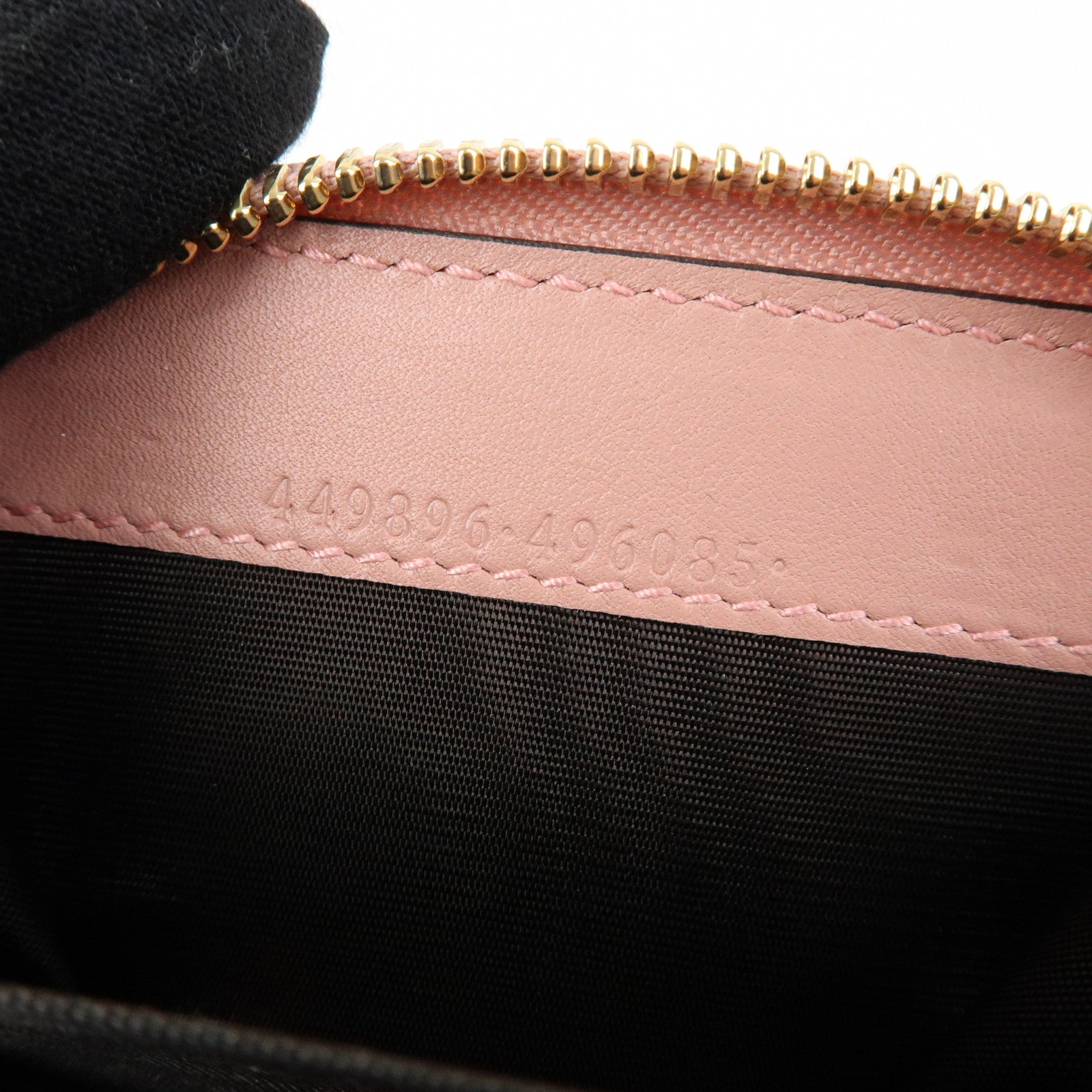 GUCCI Microguccissima Leather Coin Case Coin Purse Pink 449896