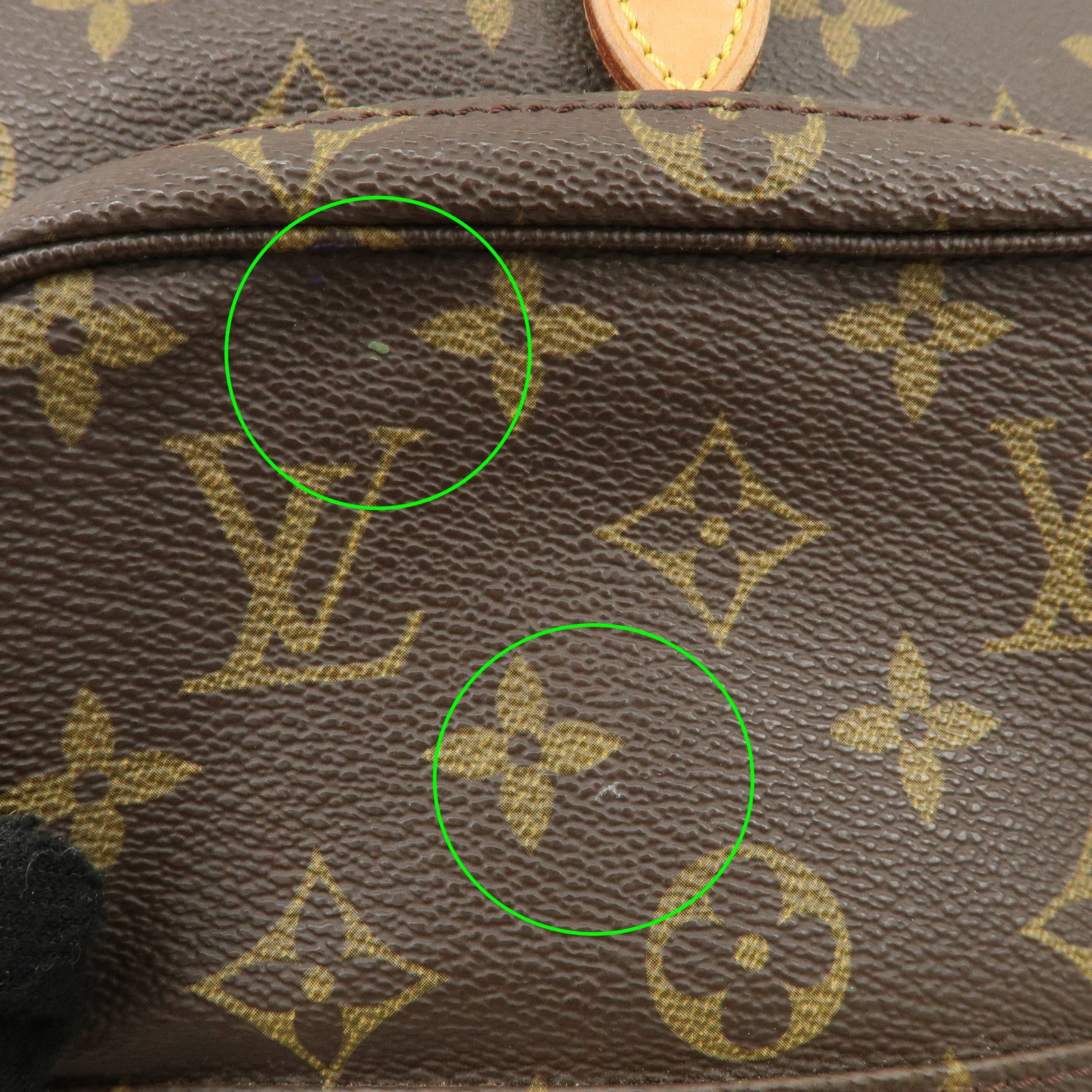 Louis Vuitton Monogram Montsouris MM Back Pack Brown M51136 Used