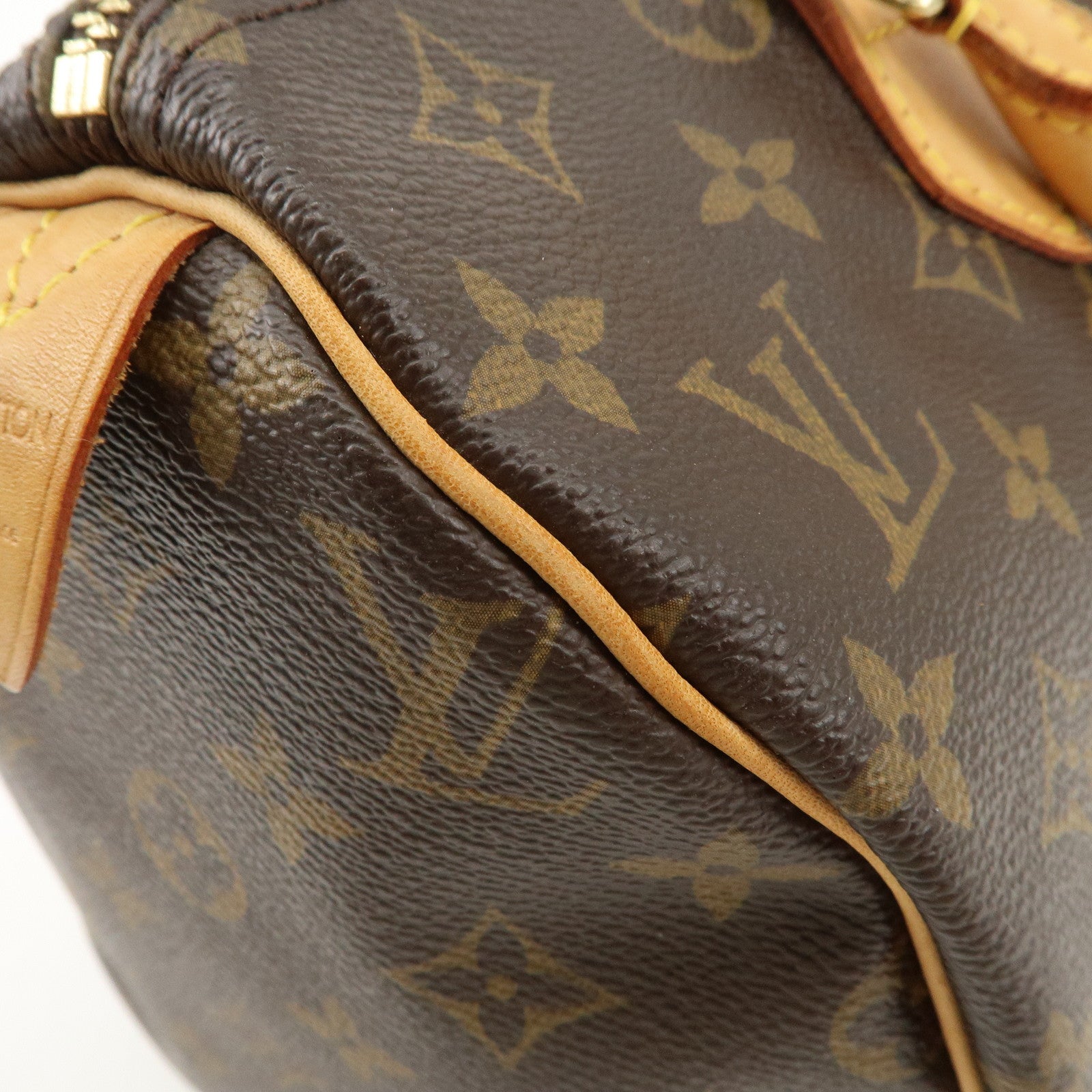 Louis Vuitton Monogram Speedy 30 Hand Bag Boston Bag M41526 Used