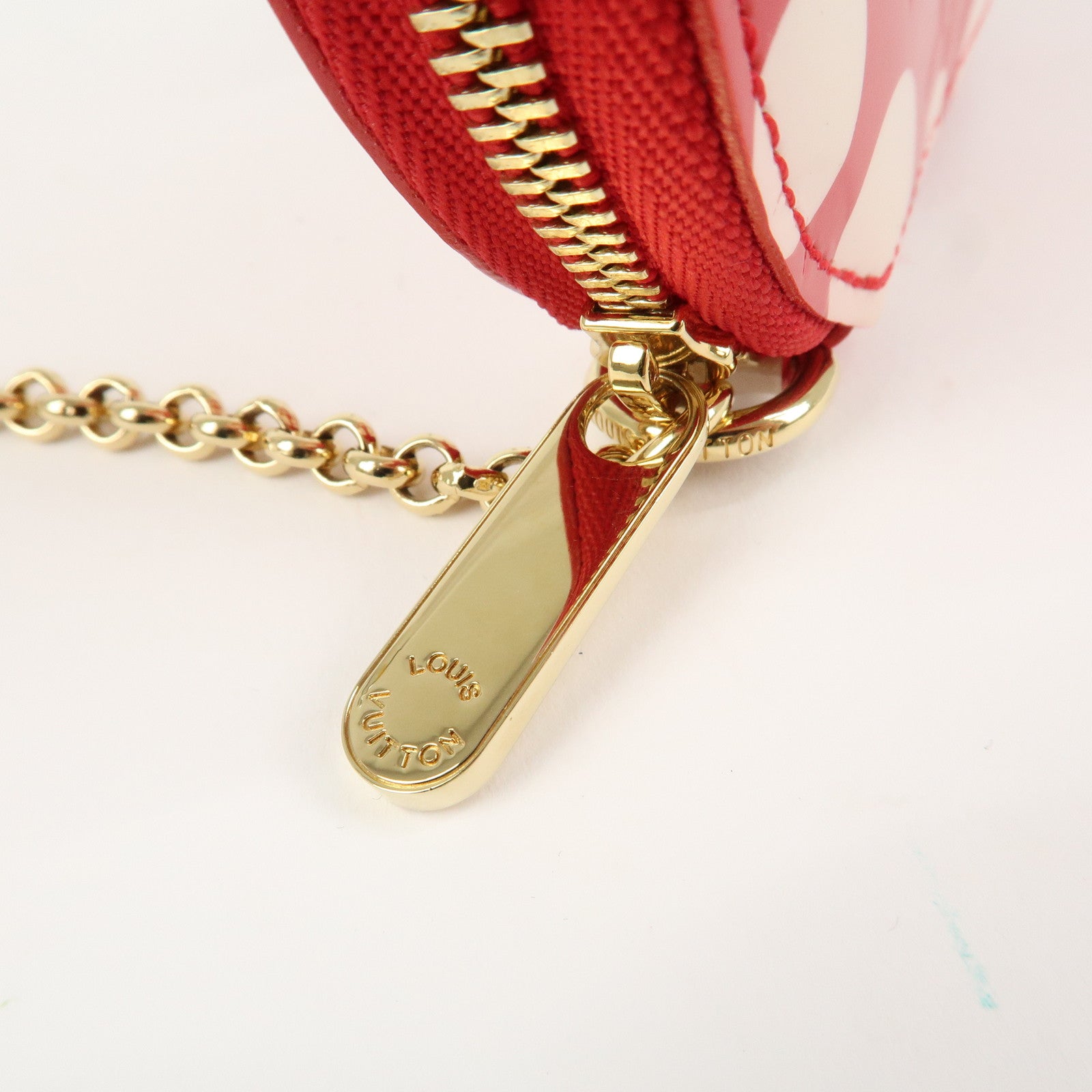 Louis Vuitton Vernis Yayoi Kusama Porte Monnaie Chapeau Coin M91570 Used