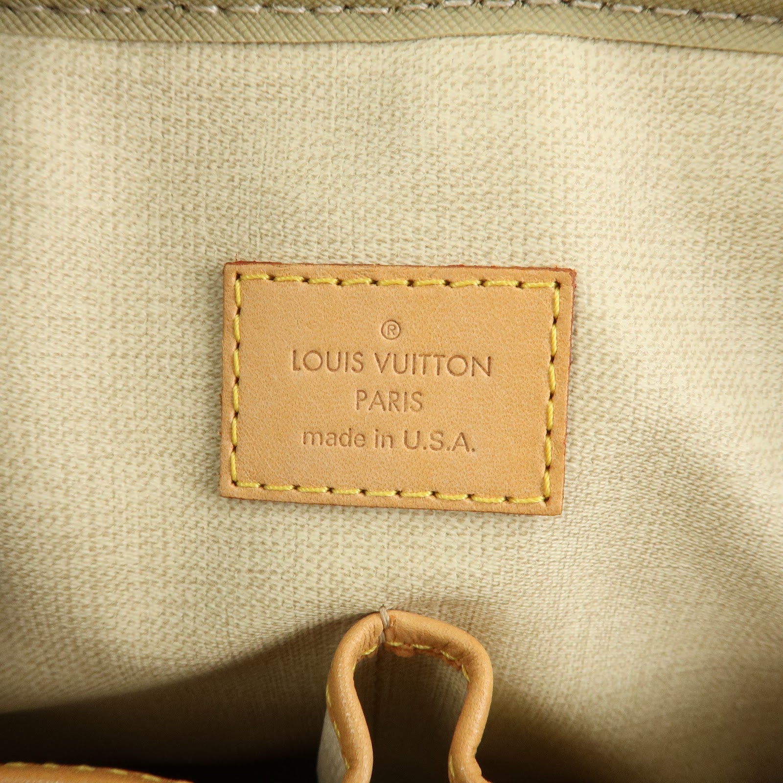 Louis Vuitton Monogram Trueville Hand Bag Brown M42228 Used