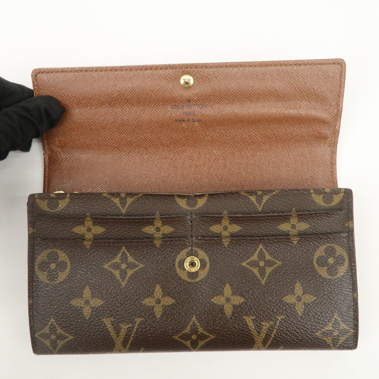 Louis Vuitton Monogram Portefeuille Sarah Long Wallet M61734