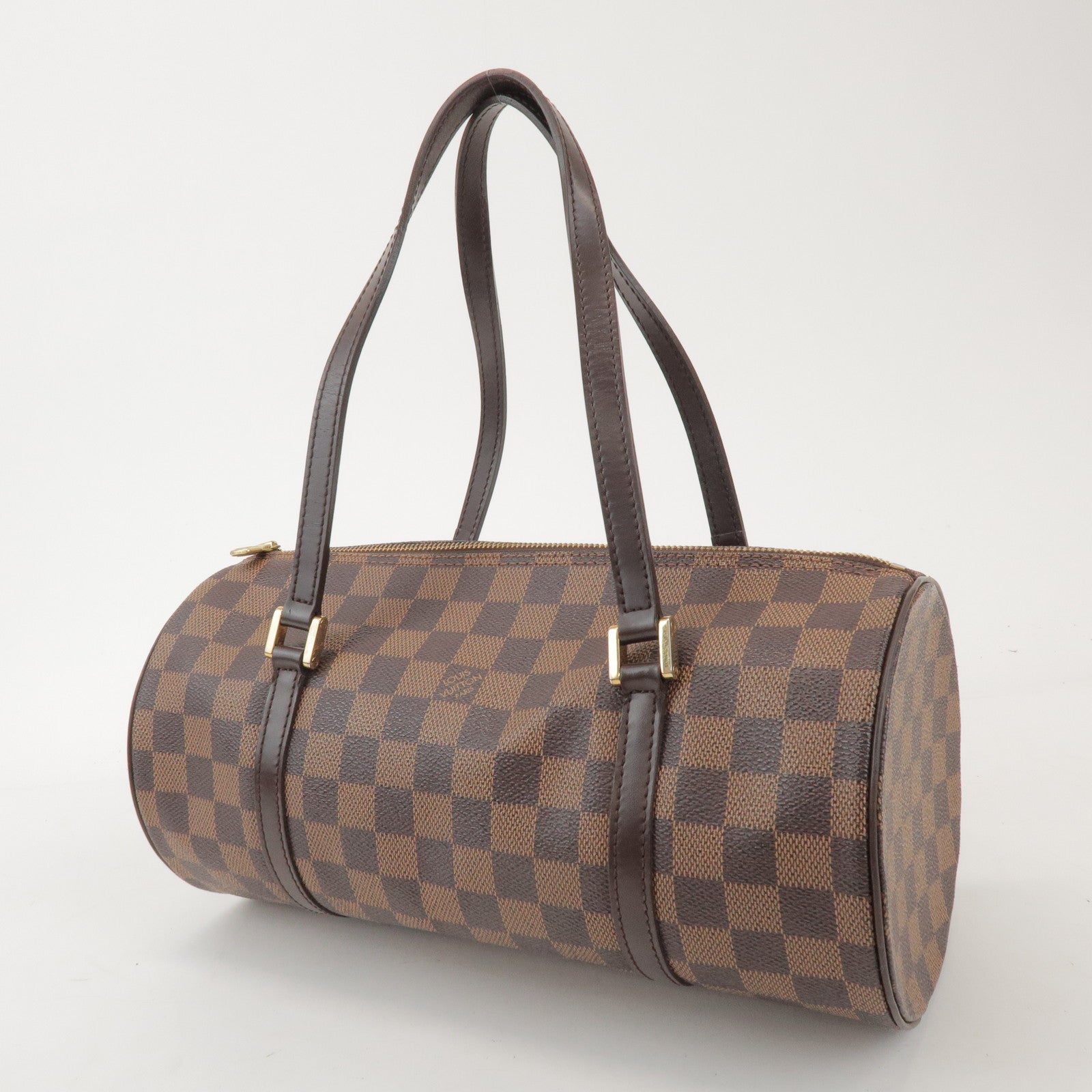 Louis Vuitton Damier Ebene Papillon 30 Hand Bag Brown N51303
