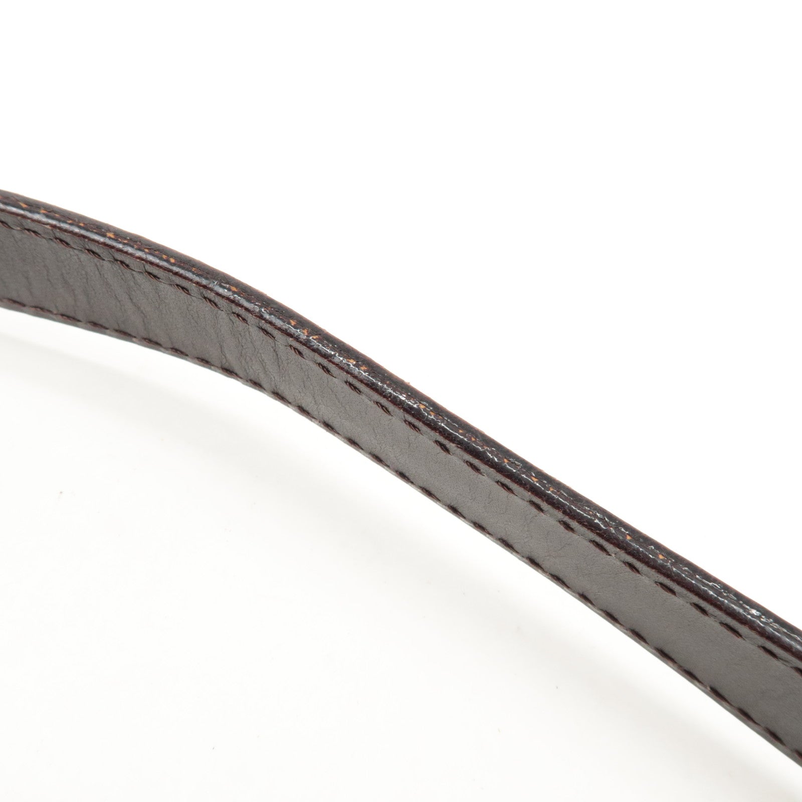 FENDI Mamma Baguette Zucca Canvas Shoulder Bag Black Brown 26325 Used