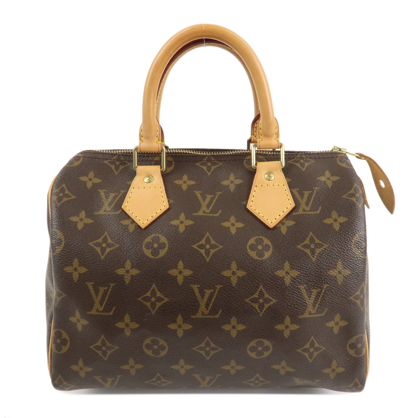 Louis Vuitton Monogram Speedy 25 Hand Bag Boston Bag M41528 Used
