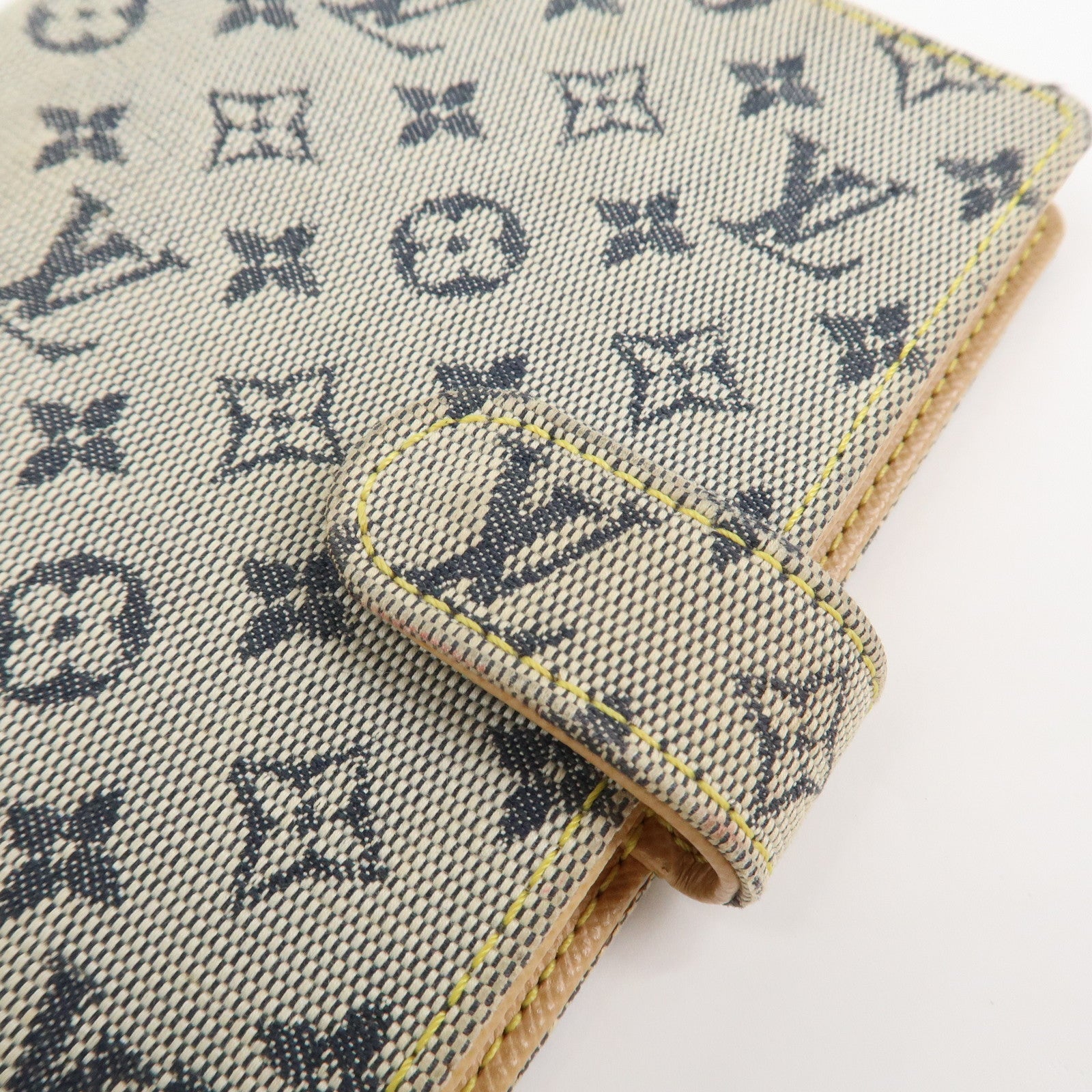 Louis Vuitton Monogram Mini Agenda PM Planner Cover Blue R20905