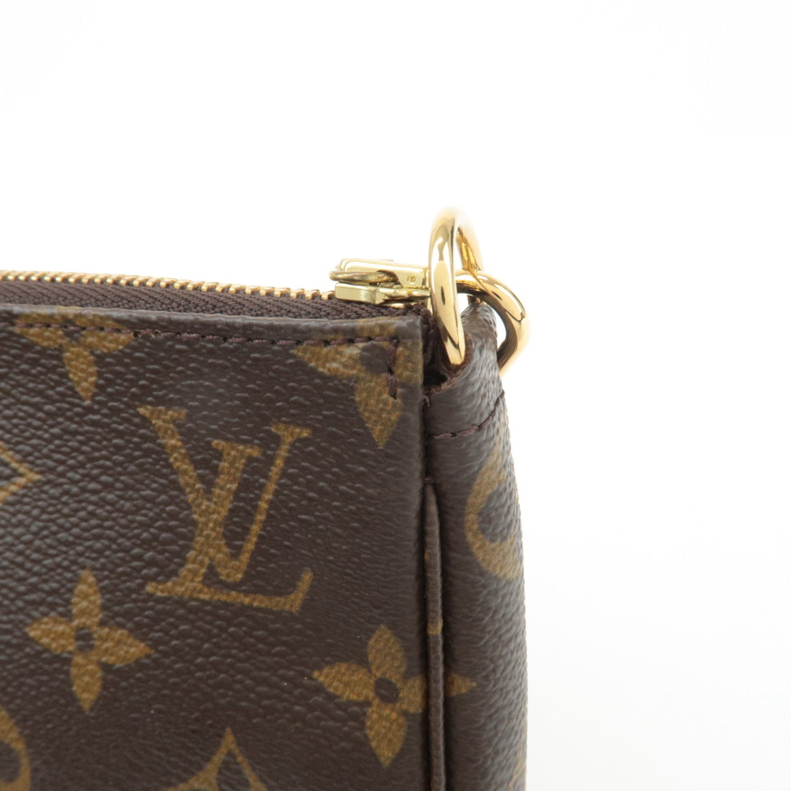 Louis Vuitton Monogram Pochette Accessoires Hand Bag Brown M51980