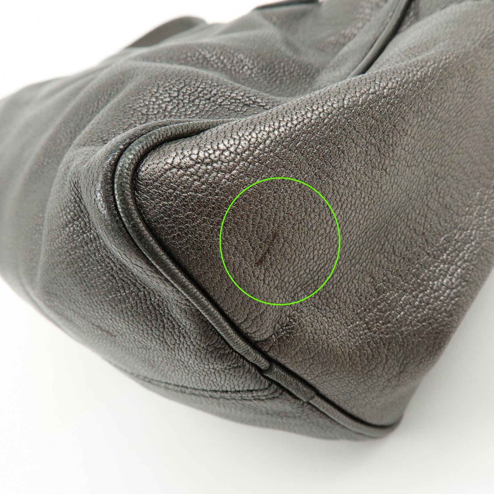 LOEWE Anagram Leather 2Way Bag Hand Bag Shoulder Bag Bronze