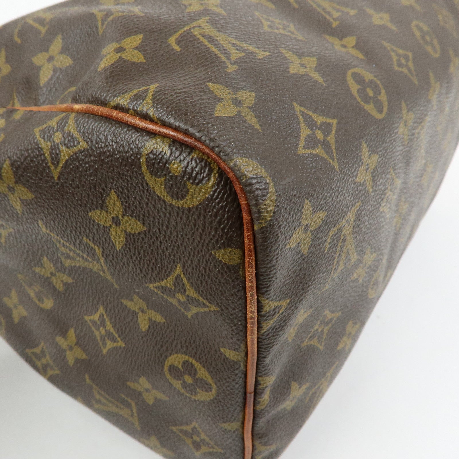 Louis Vuitton Monogram Speedy 30 Boston Bag Hand Bag Brown M41526