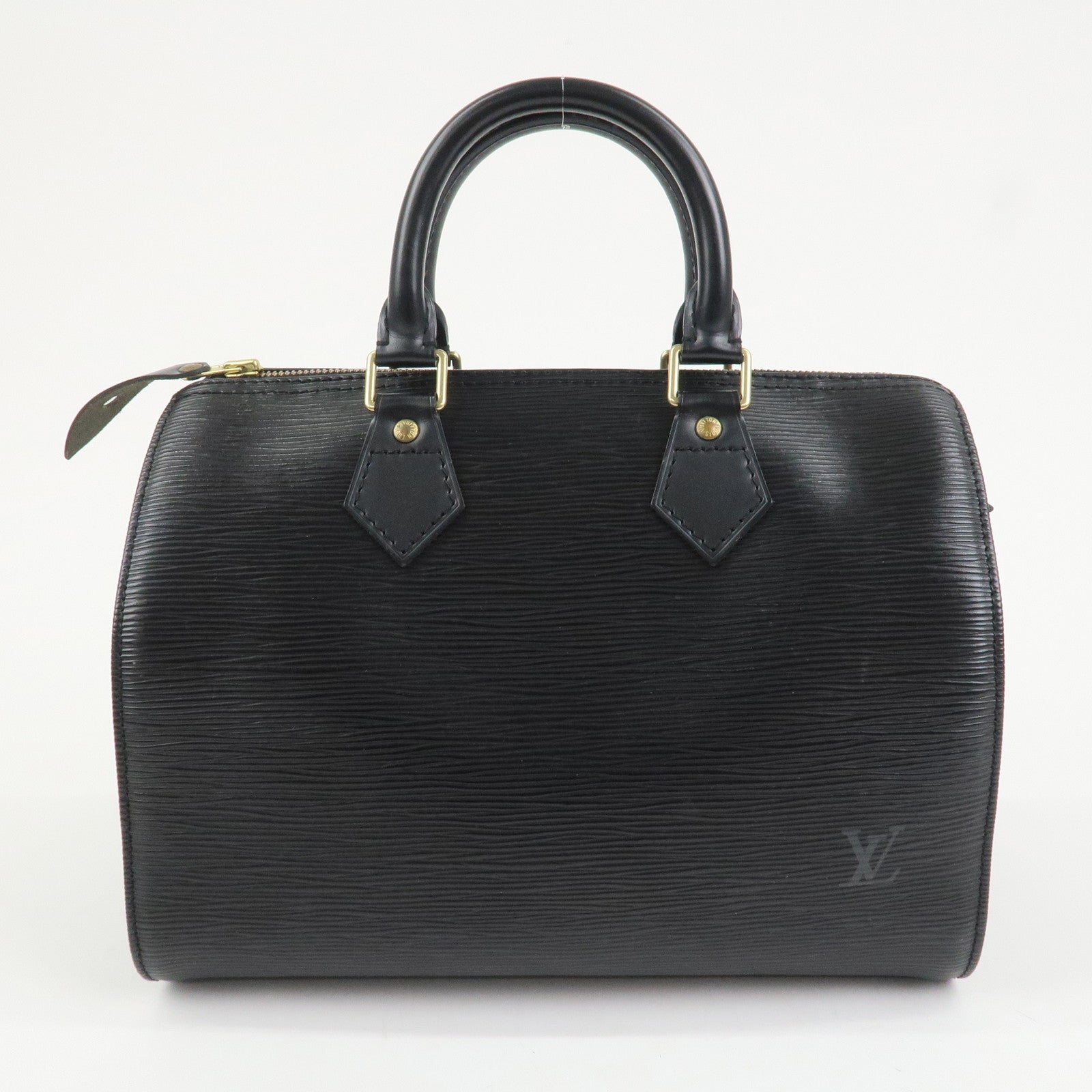 Louis Vuitton Epi Leather Speedy 25 Hand Bag Boston Bag Noir M59032