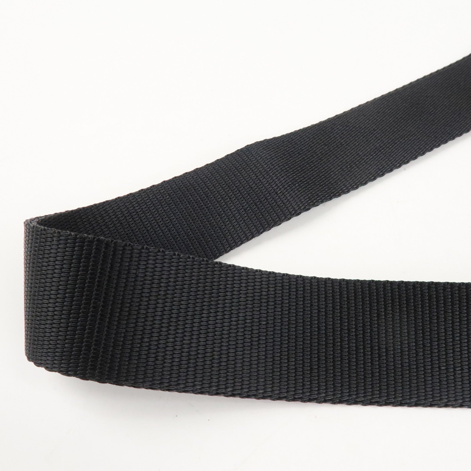 PPRADA Triangle Logo Nylon Leather Shoulder Bag NERO Black BT0166 Used