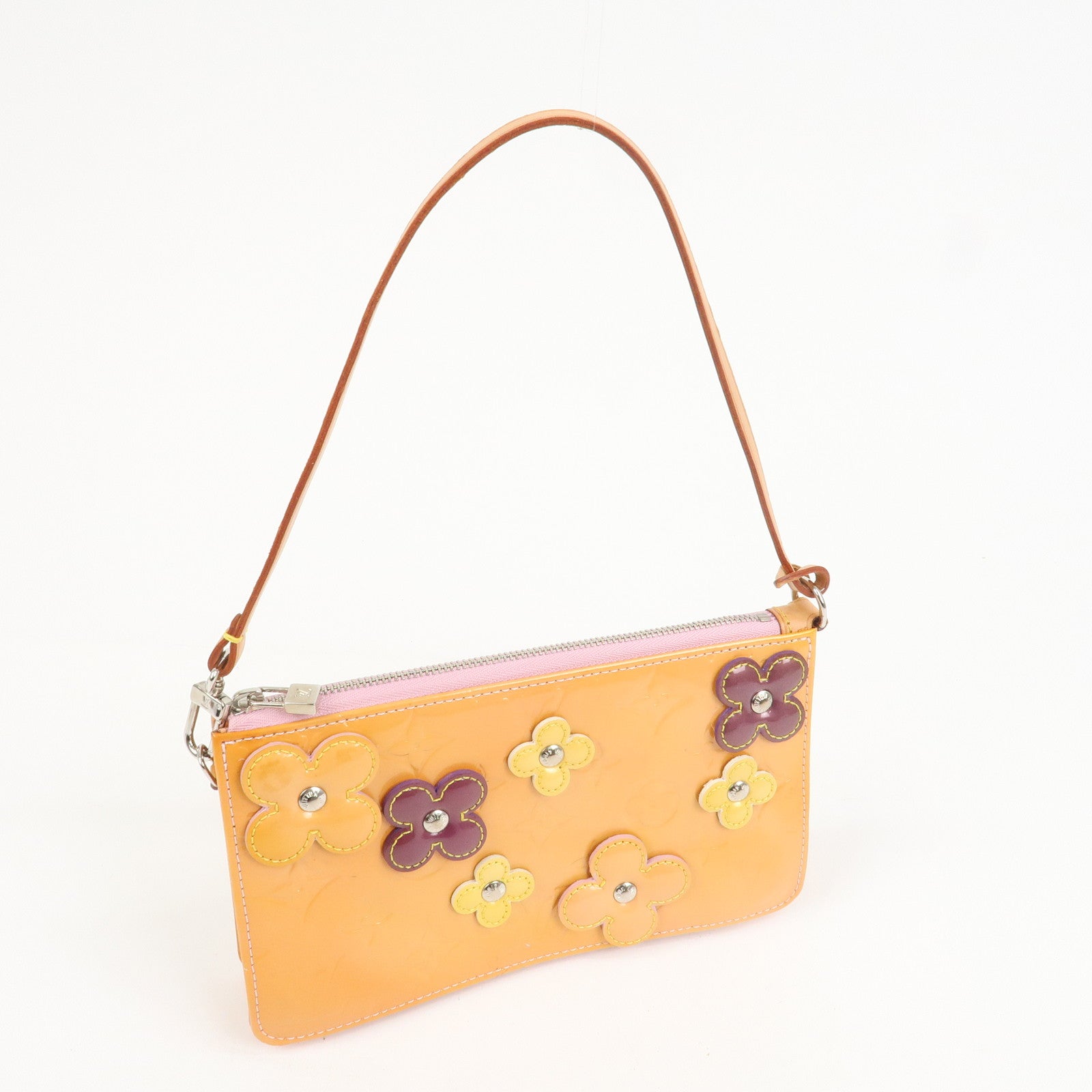 Louis Vuitton Monogram Vernis Flower Lexington Pouch M92248