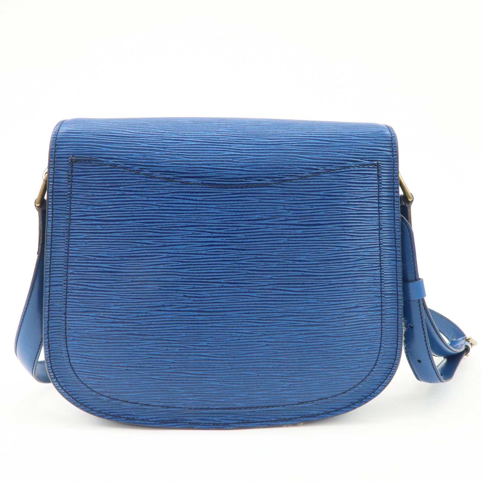 Louis Vuitton Epi Saint Cloud Shoulder Bag Toledo Blue M52195