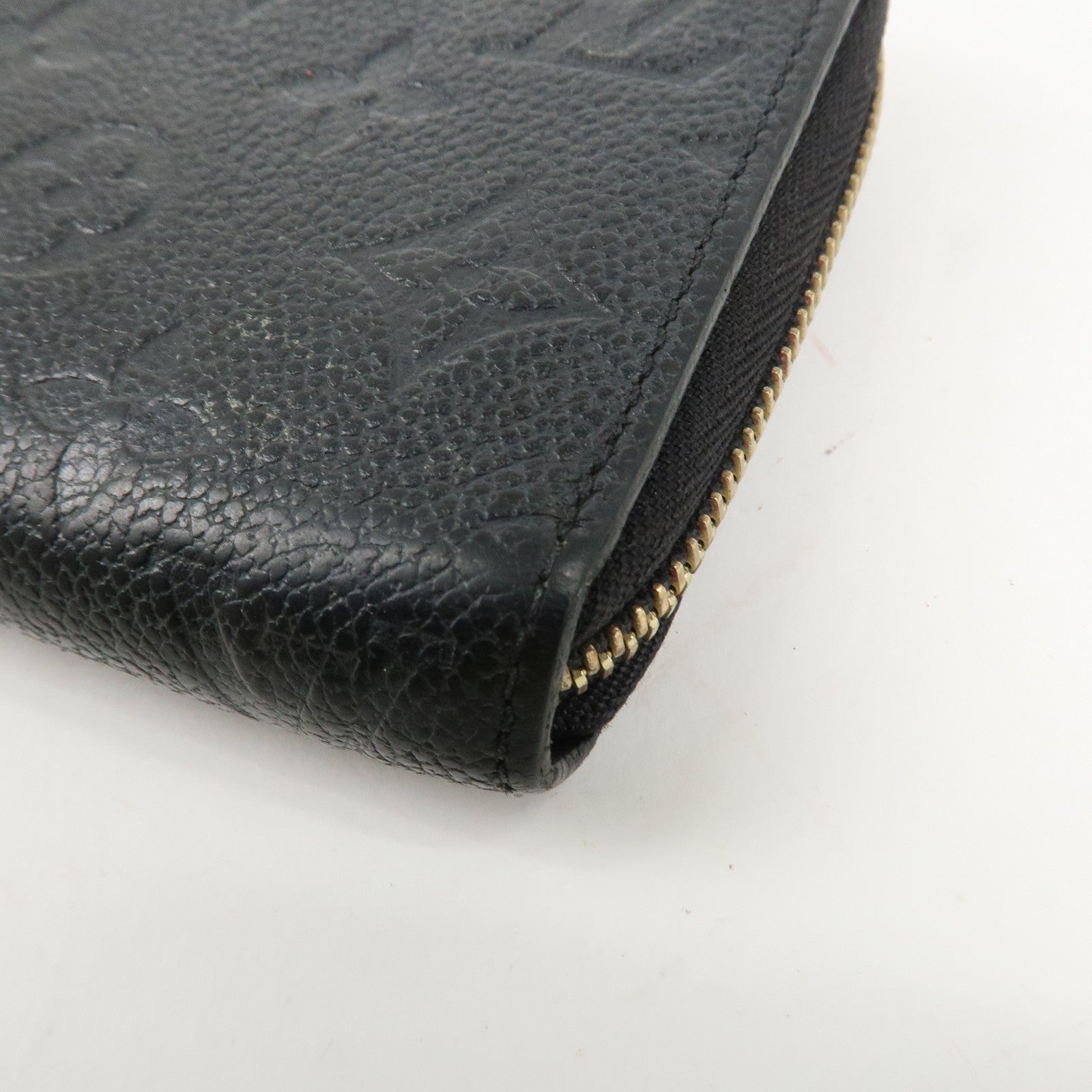 Louis Vuitton Monogram Empreinte Leather Round Zippy Wallet M61864 Used