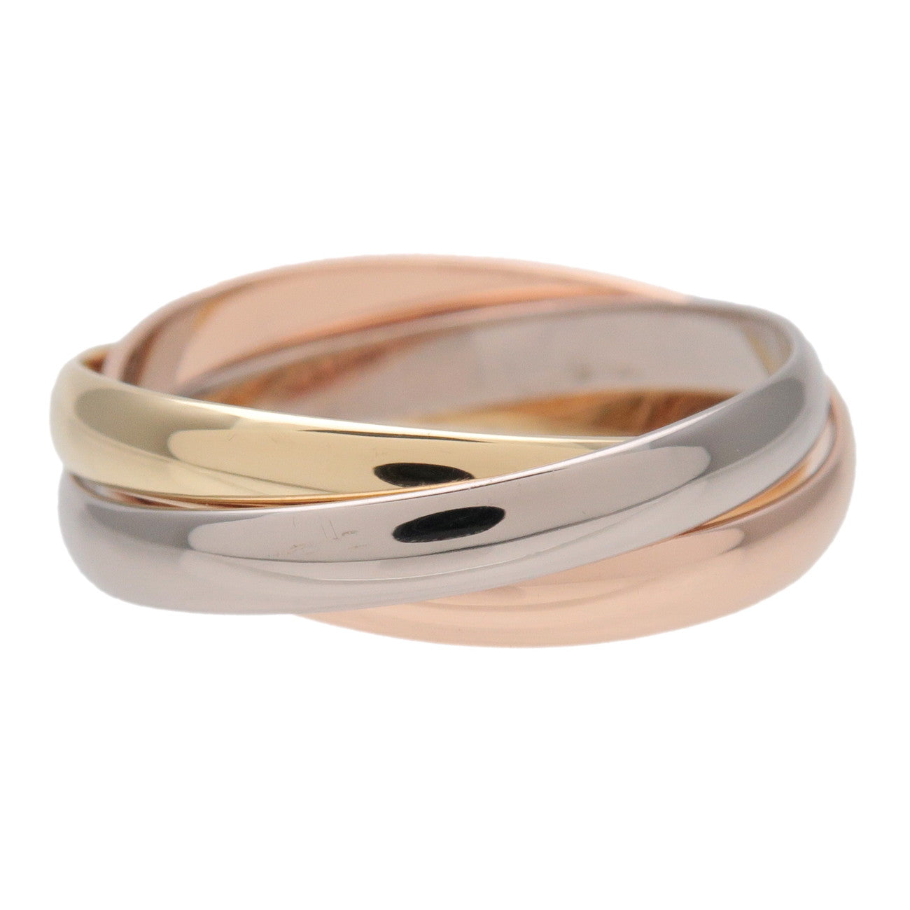 Cartier Trinity Ring SM K18 750YG/WG/PG #50 US5.5 EU50 HK12