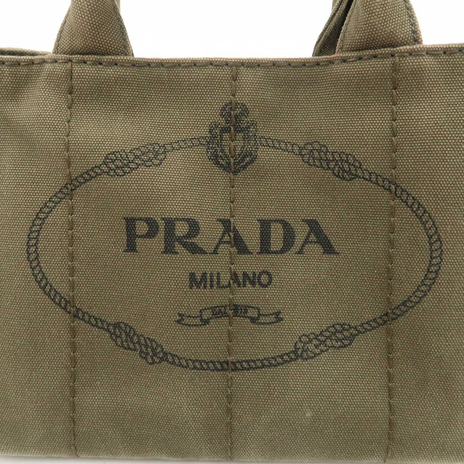 PRADA Canapa Mini Canvas 2WAY Bag Hand Bag Shoulder Bag BN2439G