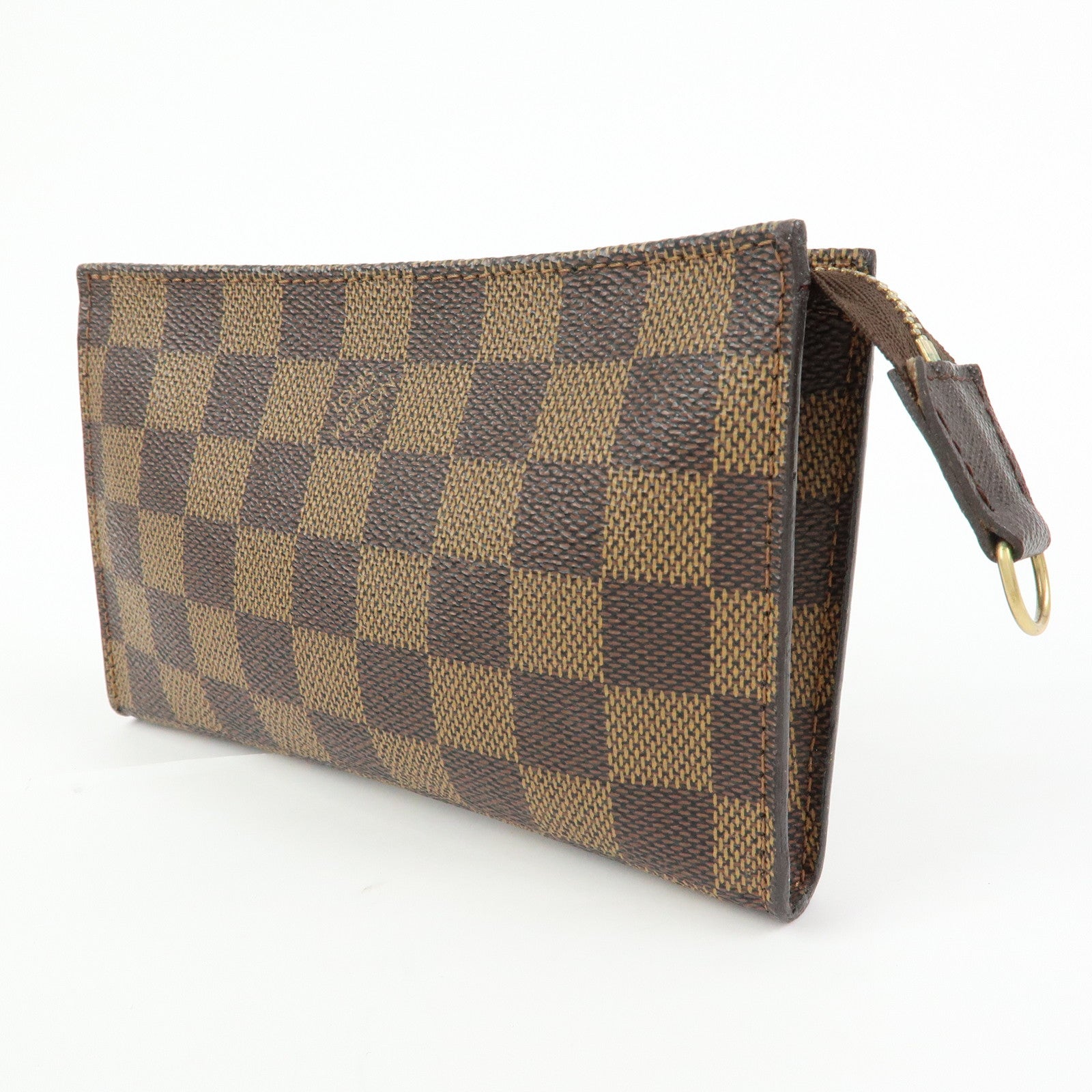 Louis Vuitton Damier Ebene Canvas Marais Bucket Pouch Cosmetic Case