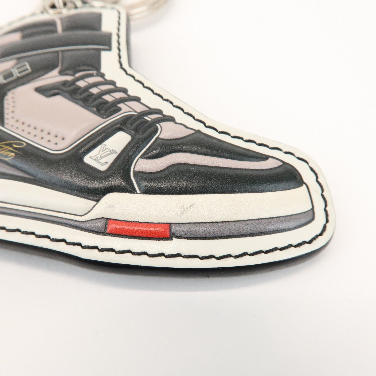 Louis Vuitton Monogram Eclips Porte Cles LV Trainer M68866