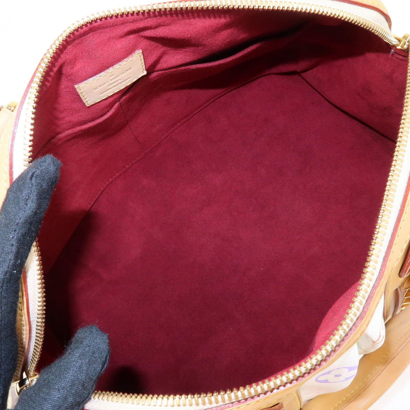 Louis Vuitton Monogram Multicolor Courtney MM 2Way Bag Blanc M45641