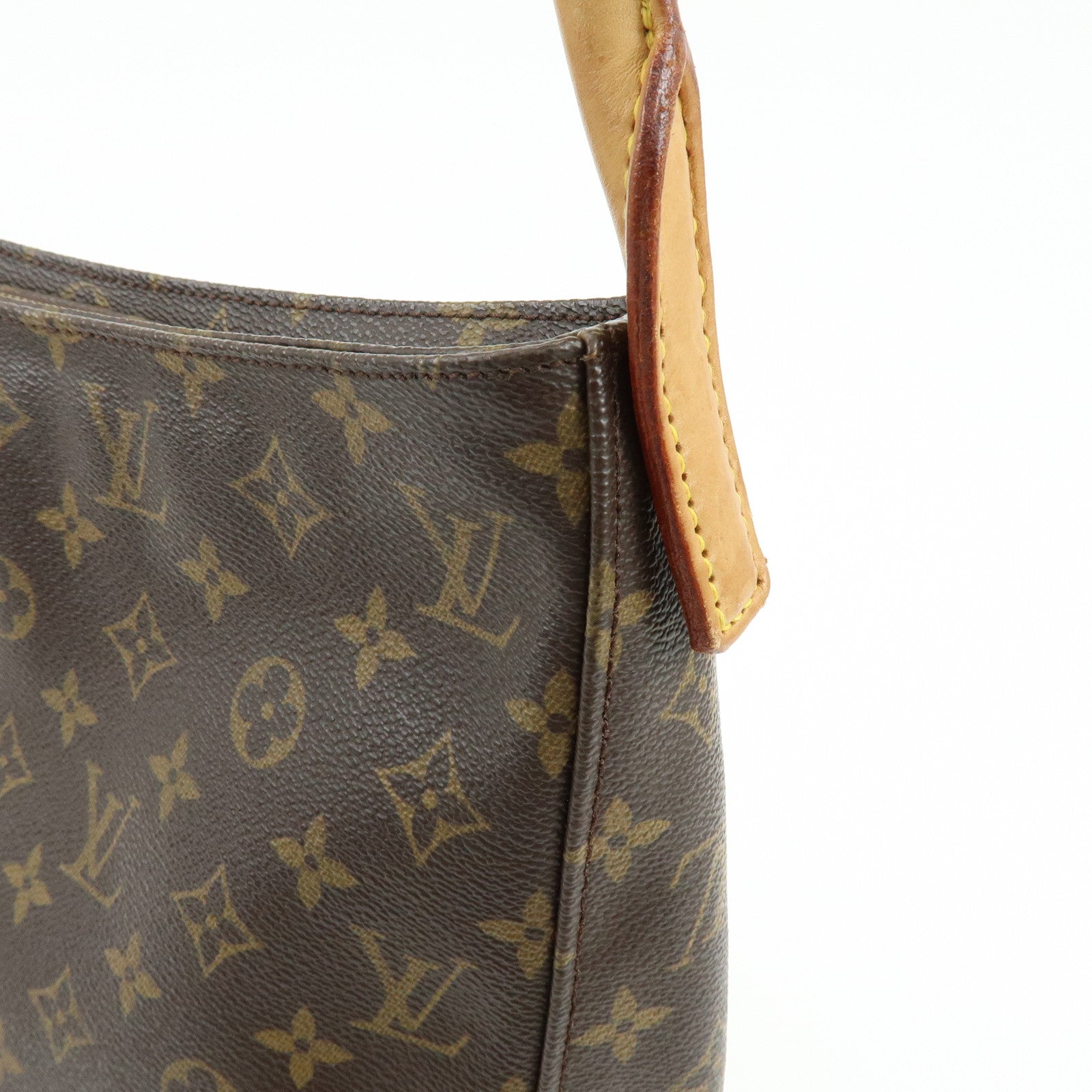 Louis Vuitton Monogram Looping GM Shoulder Bag Brown M51145