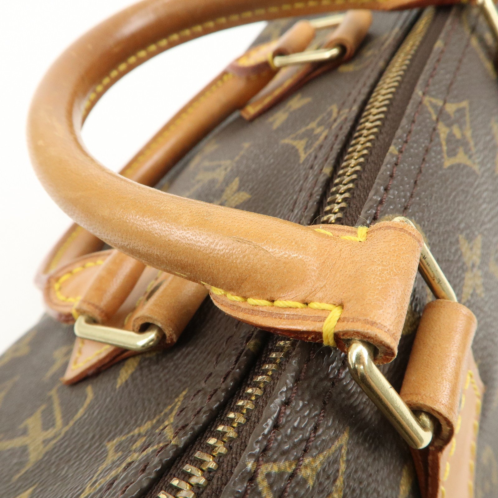 Louis Vuitton Monogram Speedy 25 Boston Bag Hand Bag Brown M41528