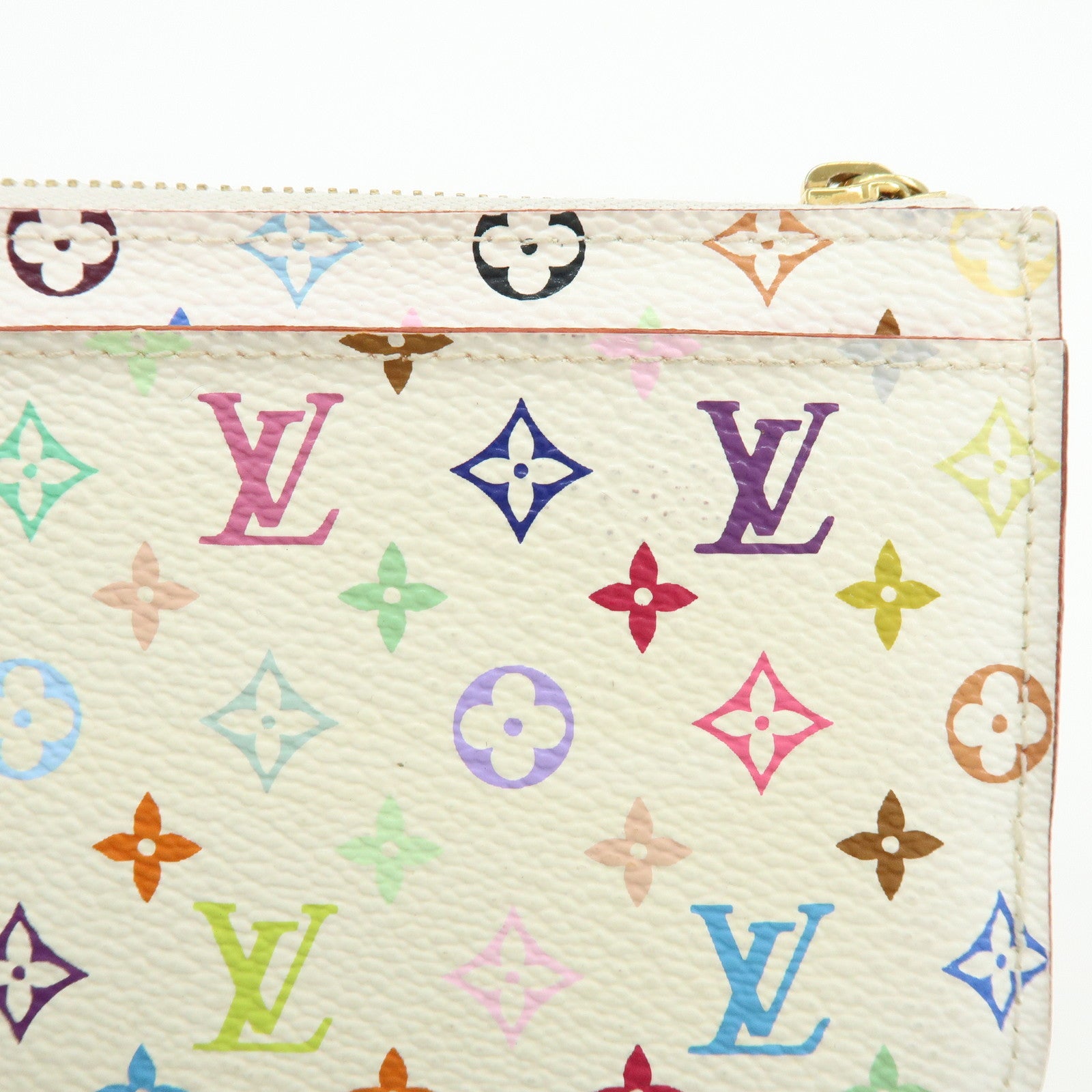 Louis Vuitton Monogram Multicolor Pochette Cles Coin Case M93734