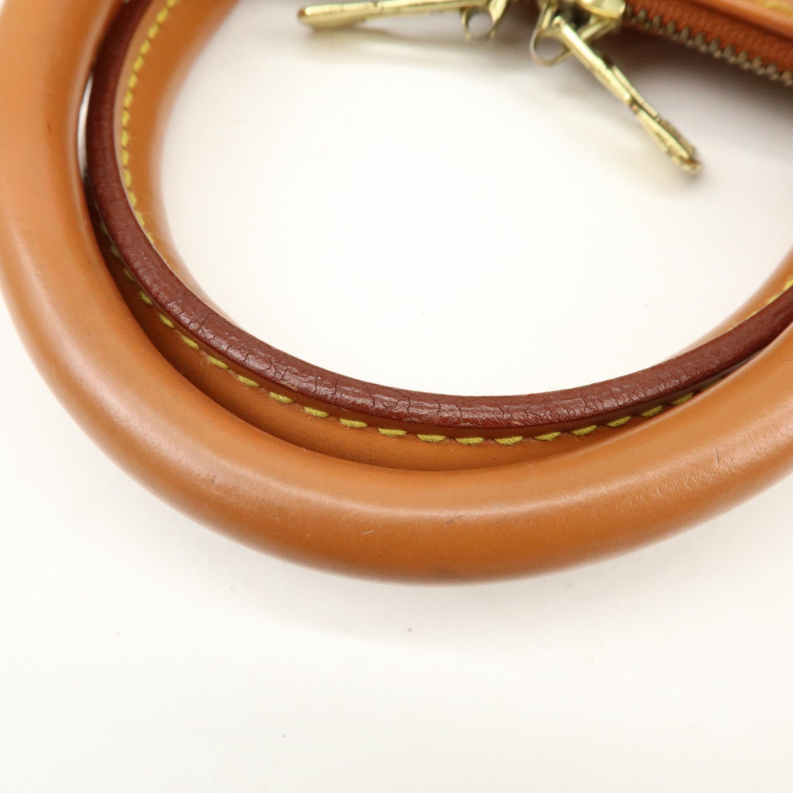 Louis Vuitton Epi Leather Alma PM Hand Bag Zipang Gold M52148