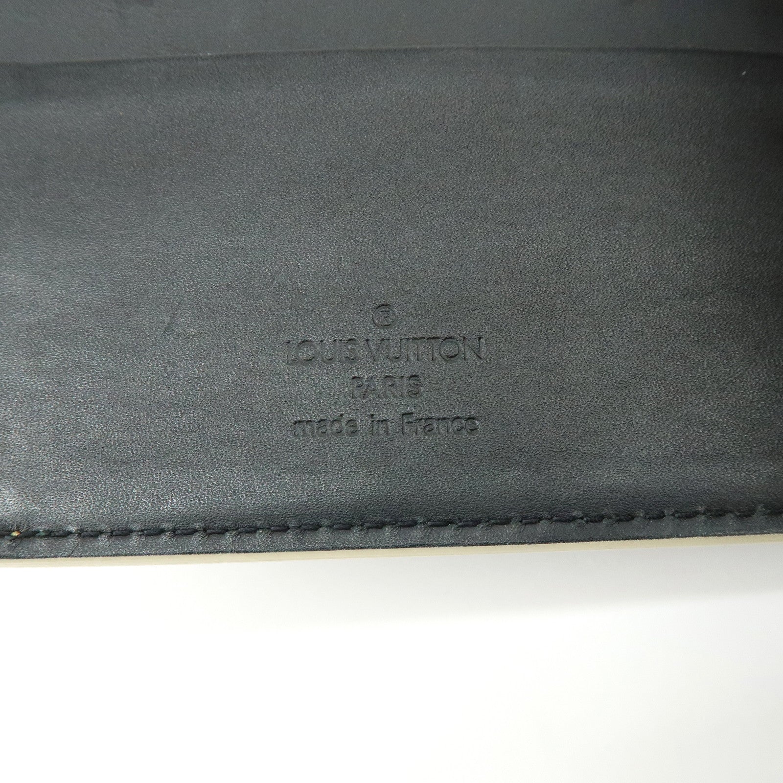 Louis Vuitton Suhari Leather Agenda MM Planner Cover Noir R20884