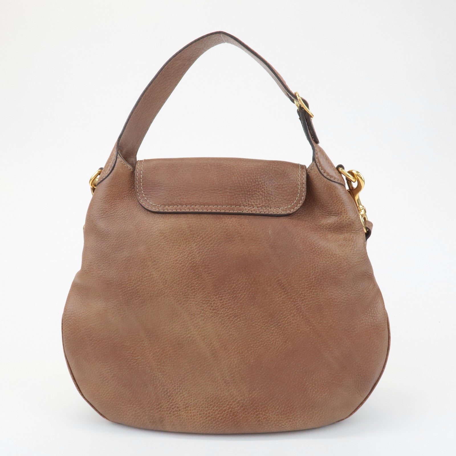 GUCCI New Pelham Leather 2Way Bag Shoulder Bag Brown 223955 Used