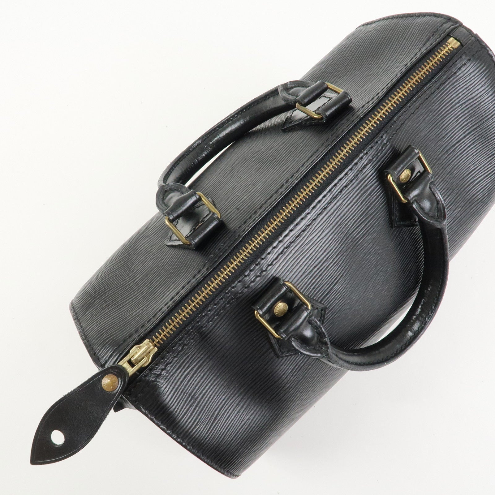 Louis Vuitton Epi Speedy 25 Boston Bag Hand Bag Noir Black M43012
