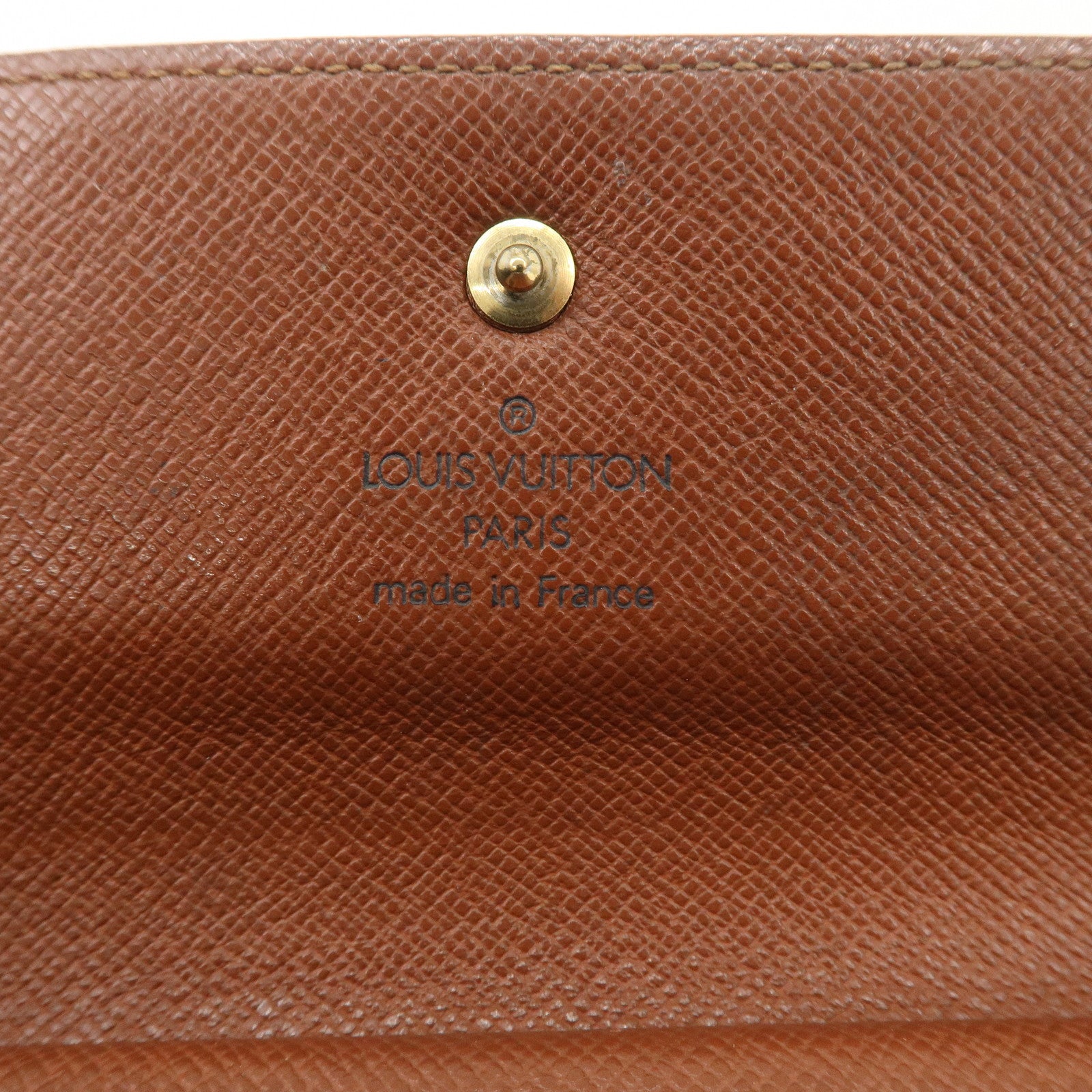 Louis Vuitton Set of 2 Monogram Canvas Long Wallet M61217 M61215 Used