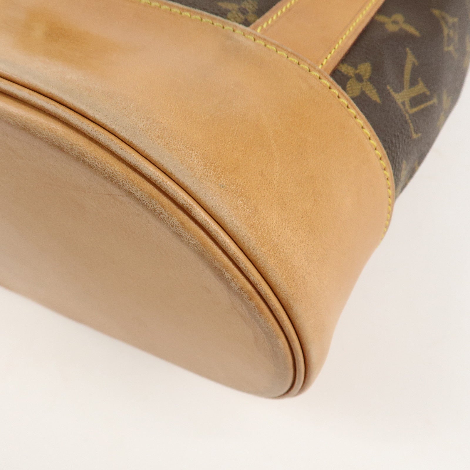 Louis Vuitton Monogram Randonnee PM Laundry Bag Brown M42243 Used