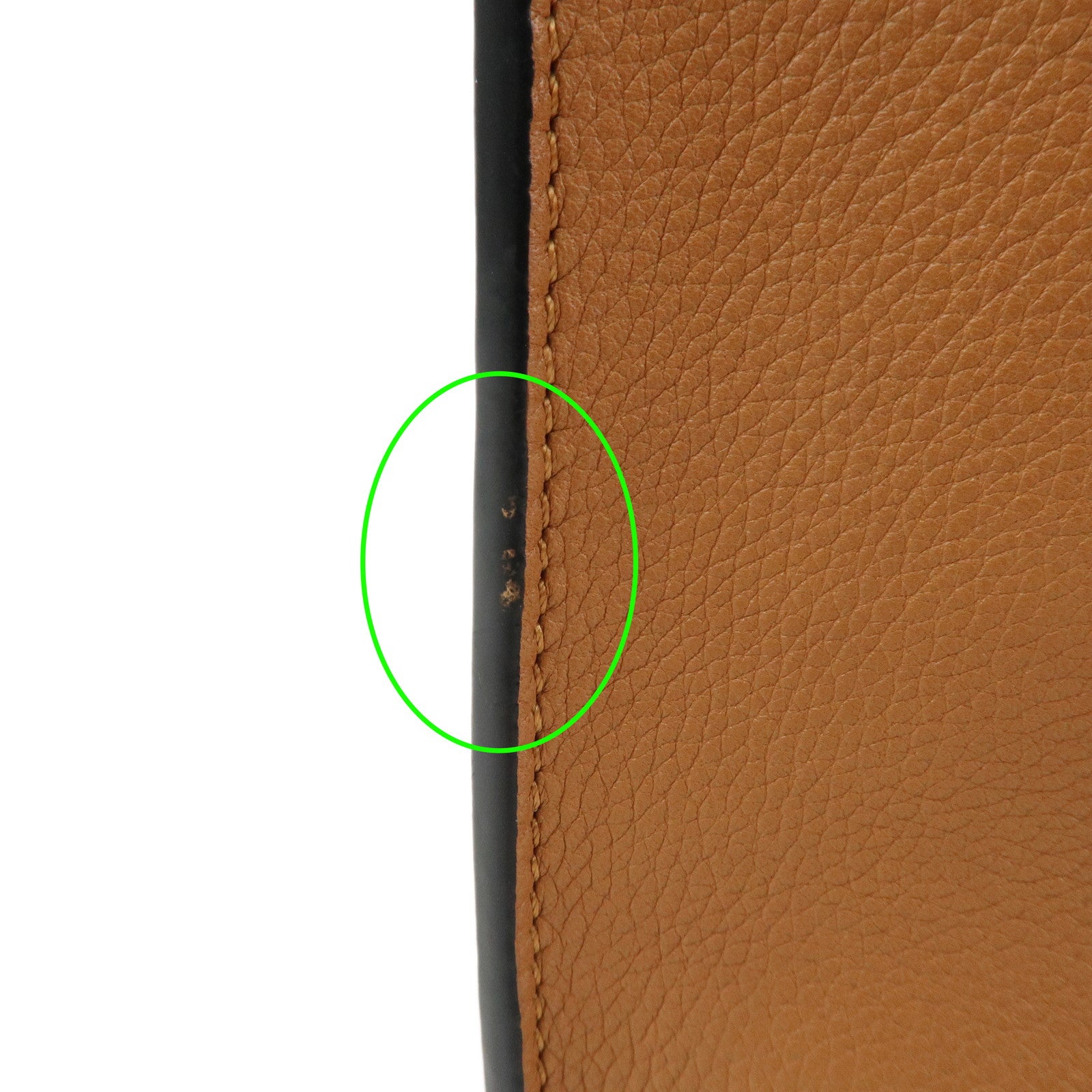 LOEWE Anagram Calf Leather Gate Bag Bucket Small Shoulder Bag Brown