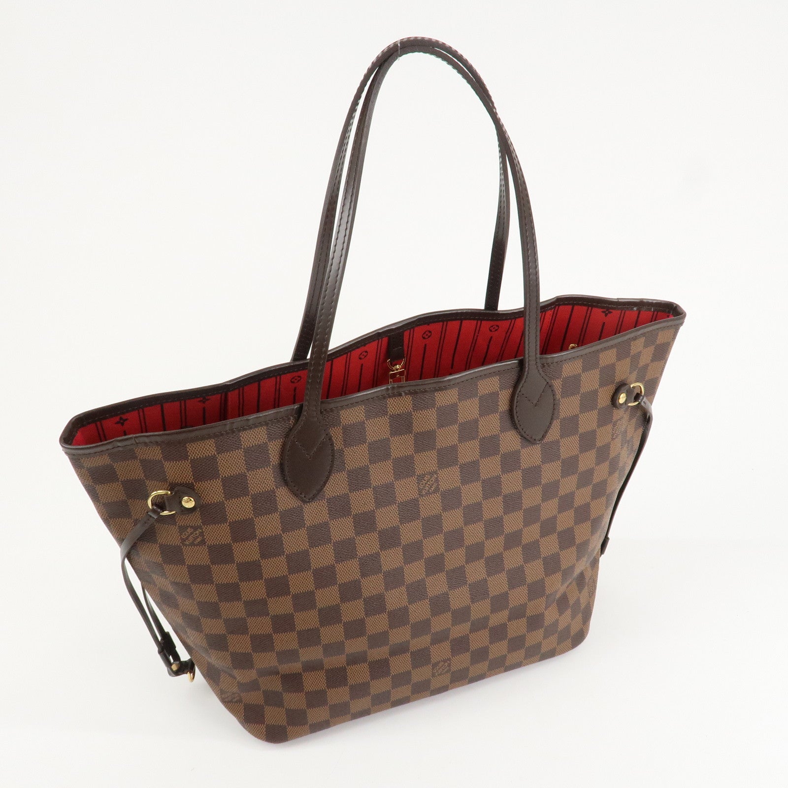 Louis Vuitton Damier Ebene Neverfull MM Tote Bag N51105 Used