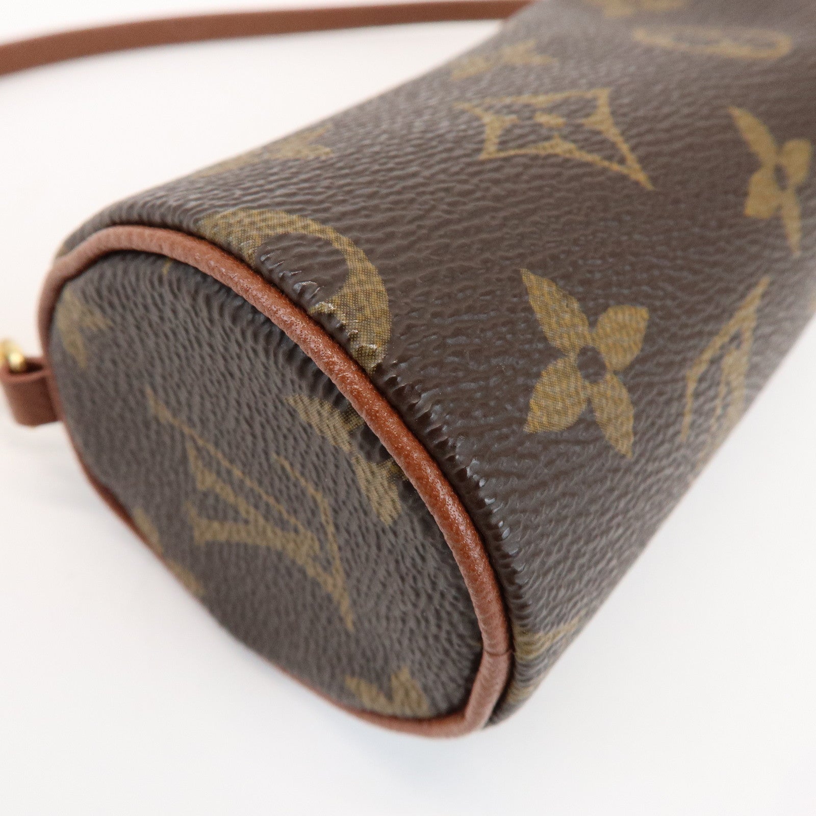 Louis Vuitton Monogram Mini Pouch for Papillon Bag Old Style Brown