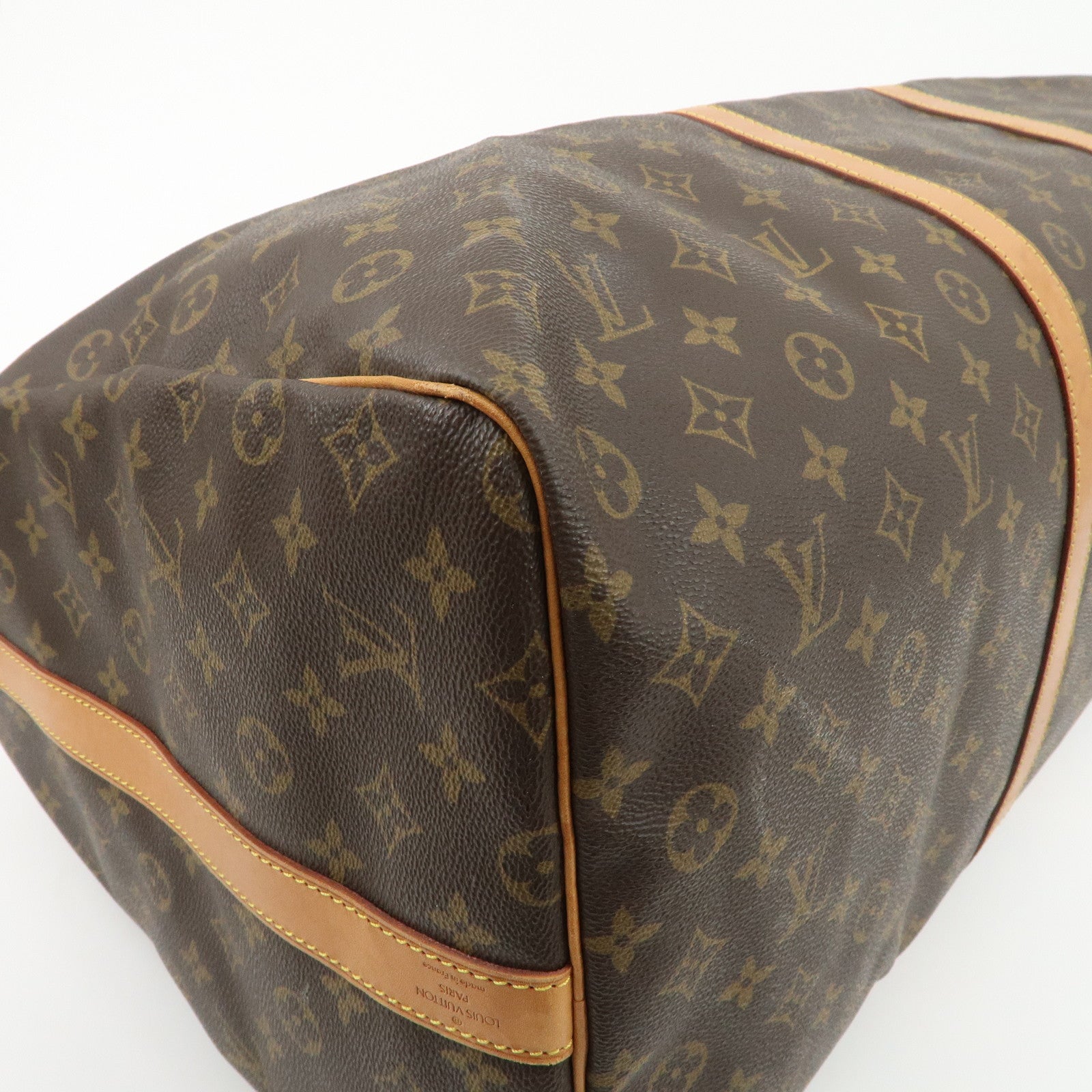 Louis Vuitton Monogram Keep All Bandouliere 60 Boston Bag M41412