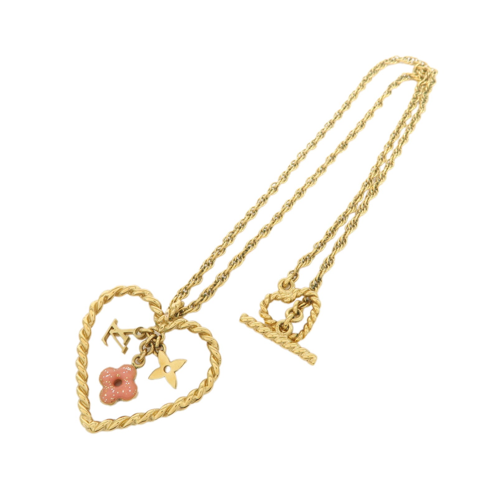 Louis Vuitton Monogram Pendentif Sweet In My Heart Necklace 65951