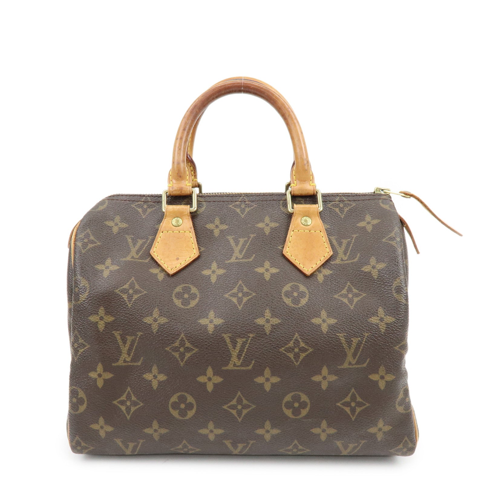 Louis Vuitton Monogram Speedy 25 Boston Bag Hand Bag Brown M41528