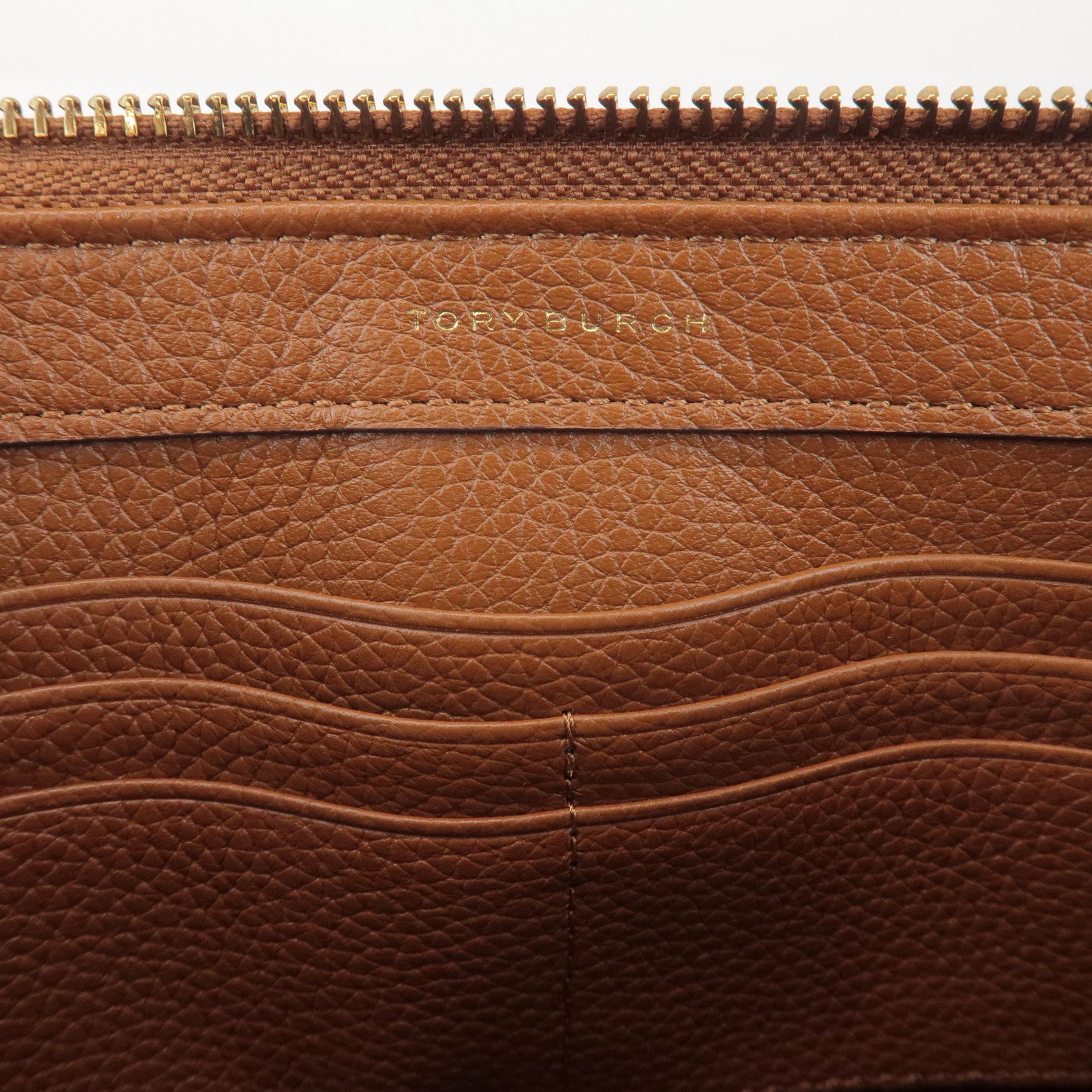 TORY BURCH Double T Leather Shoulder Bag Crossbody Bag Brown