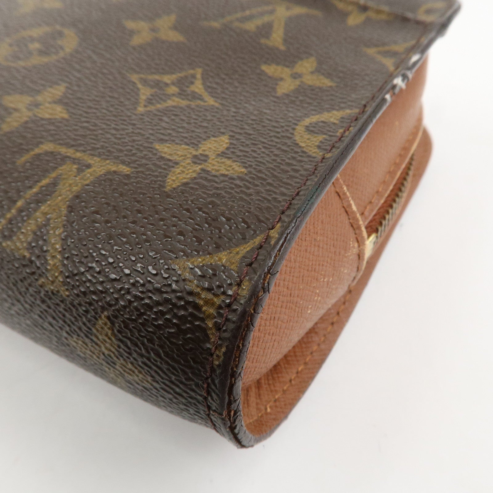 Louis Vuitton Monogram Canvas Orsay Clutch Bag Pouch Brown M51790