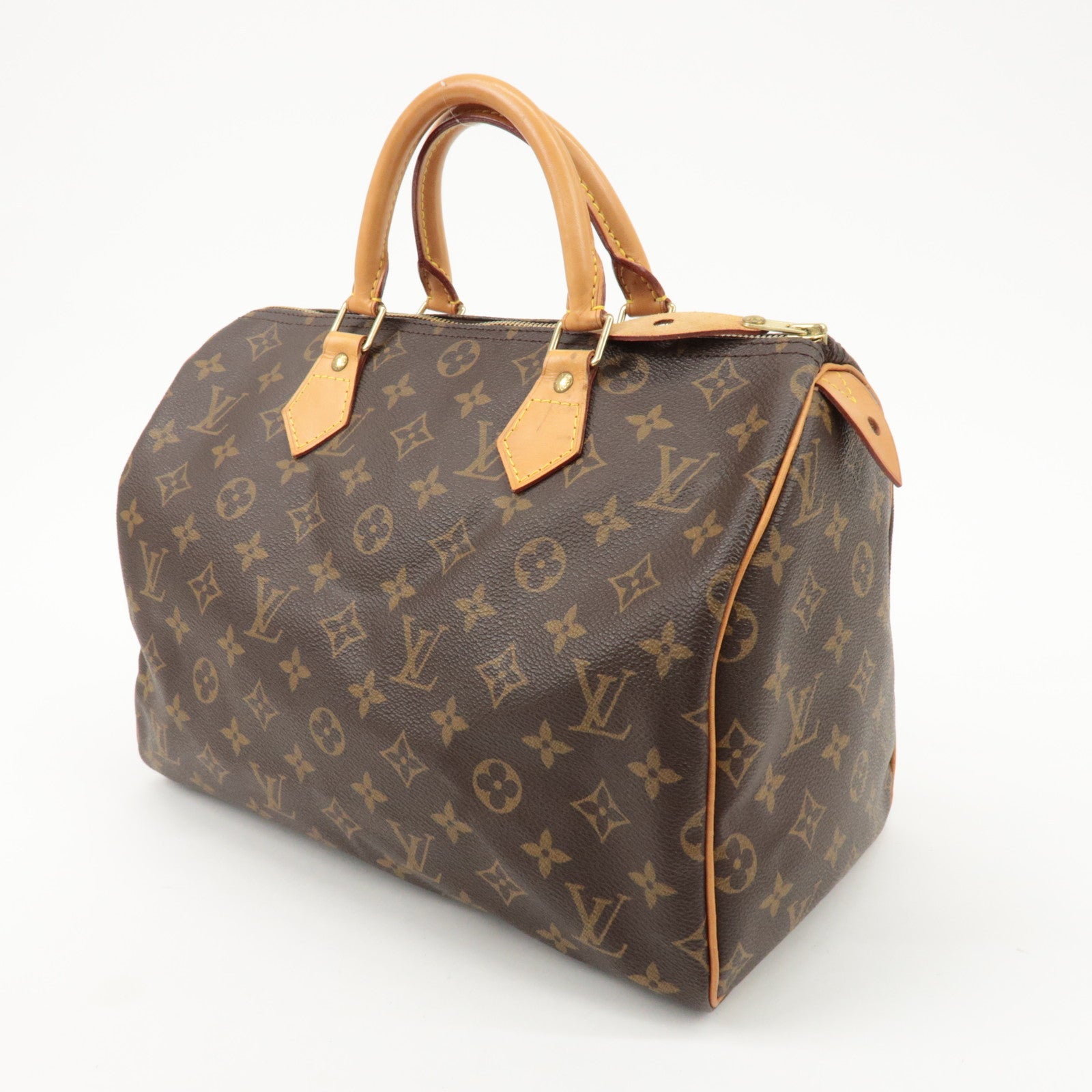 Louis Vuitton Monogram Speedy 30 Hand Bag Boston Bag M41526 Used