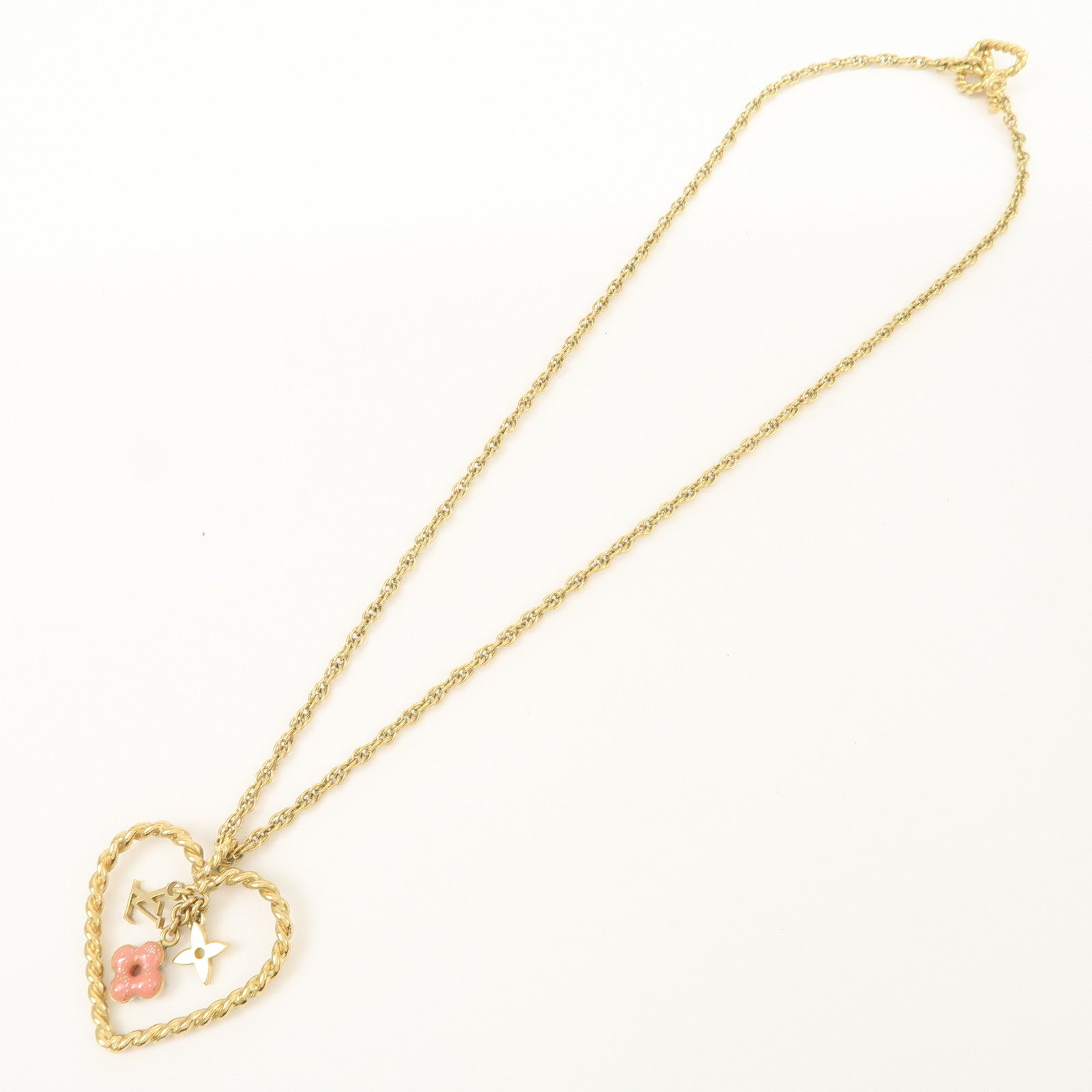 Louis Vuitton Monogram Pendentif Sweet In My Heart Necklace 65951