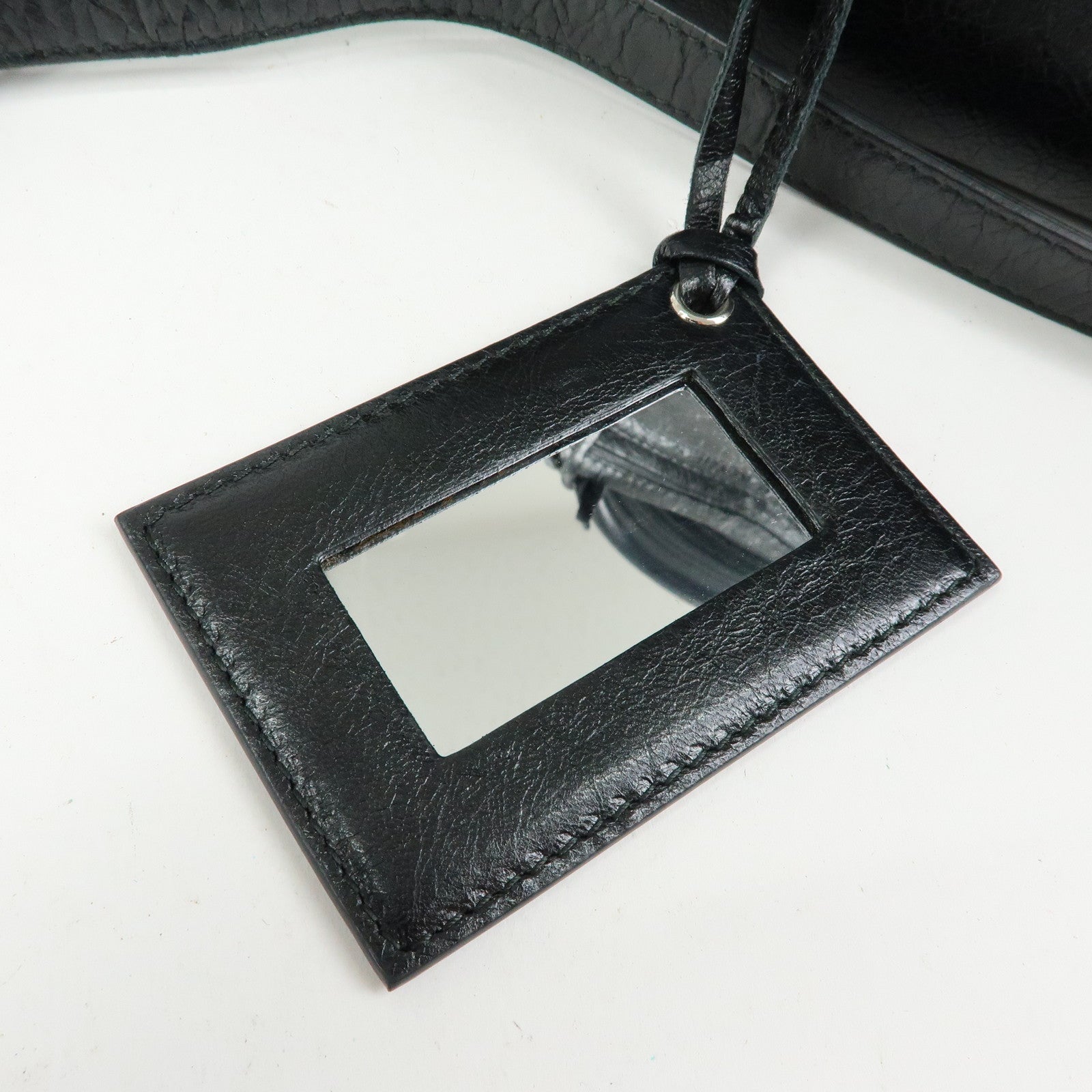 BALENCIAGA Padlock All Afternoon Mute City 2Way Bag Black 443698