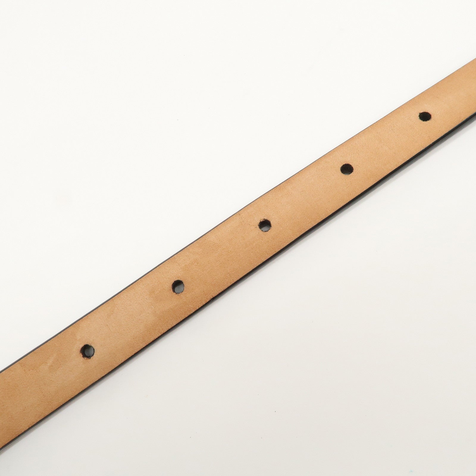 Louis Vuitton Ceinture Carre Leather Belt Black Gold