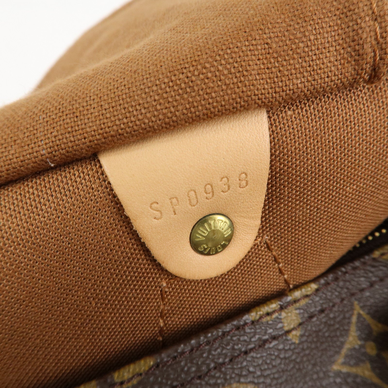 Louis Vuitton Monogram Canvas Speedy 30 Hand Bag Brown M41526