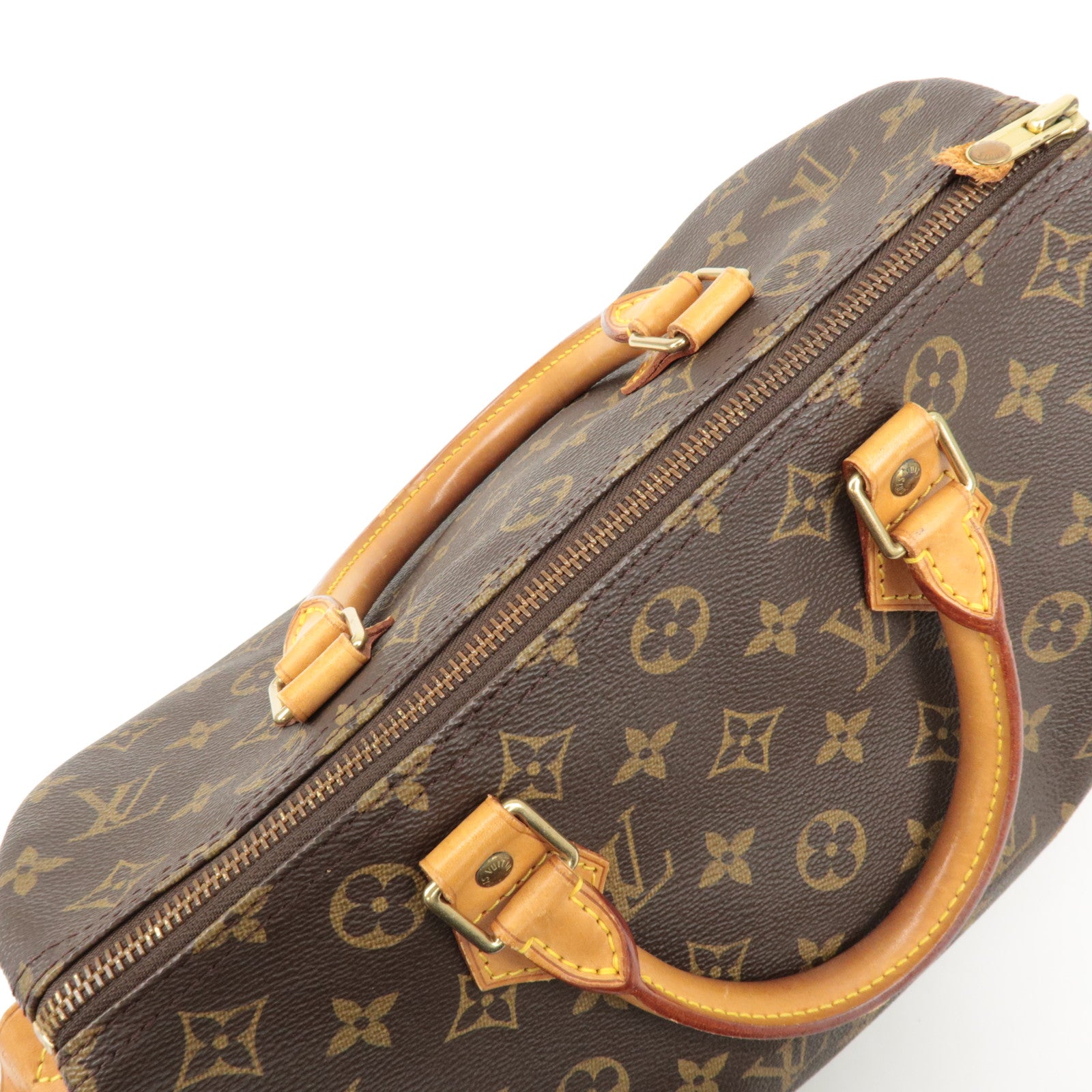 Louis Vuitton Monogram Speedy 30 Hand Bag Boston Bag M41526 Used