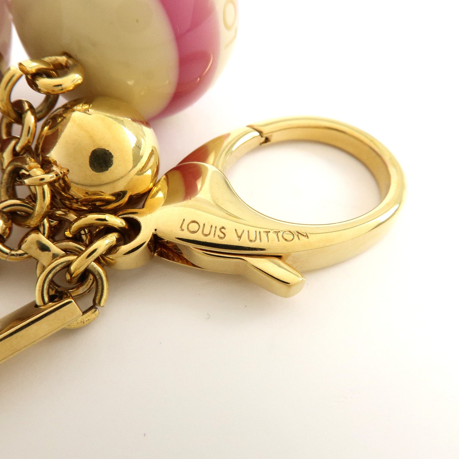 Louis Vuitton Bijou Sac Mini Lin Metal Bag Charm Key Charm M65643