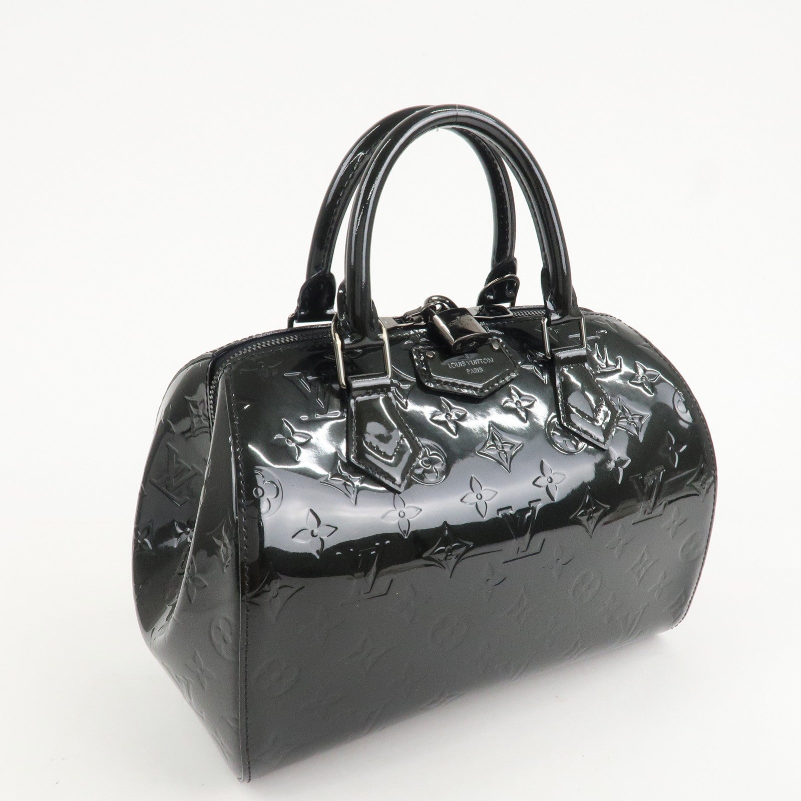 Louis Vuitton Monogram Vernis Leather Montana Hand Bag Noir M90060