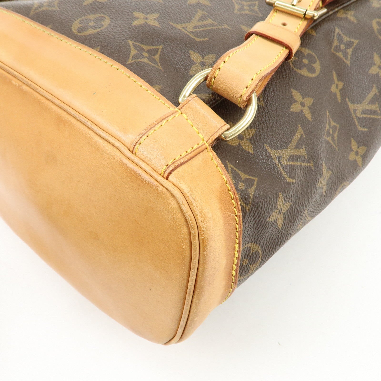 Louis Vuitton Monogram Montsouris GM Backpack Rucksack Brown M51135